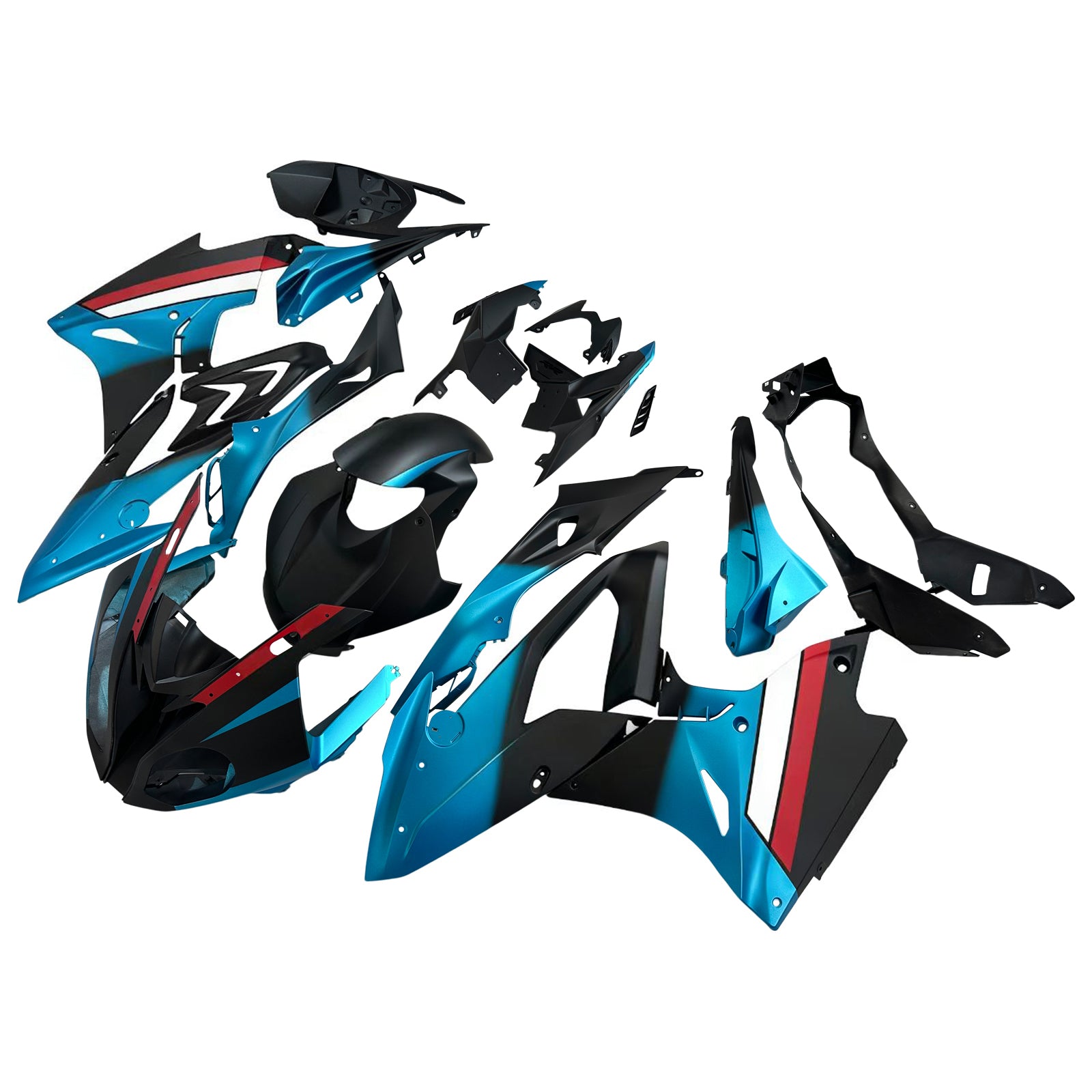 Amotopart 2017-2018 BMW S1000RR Blue Fairing Kit