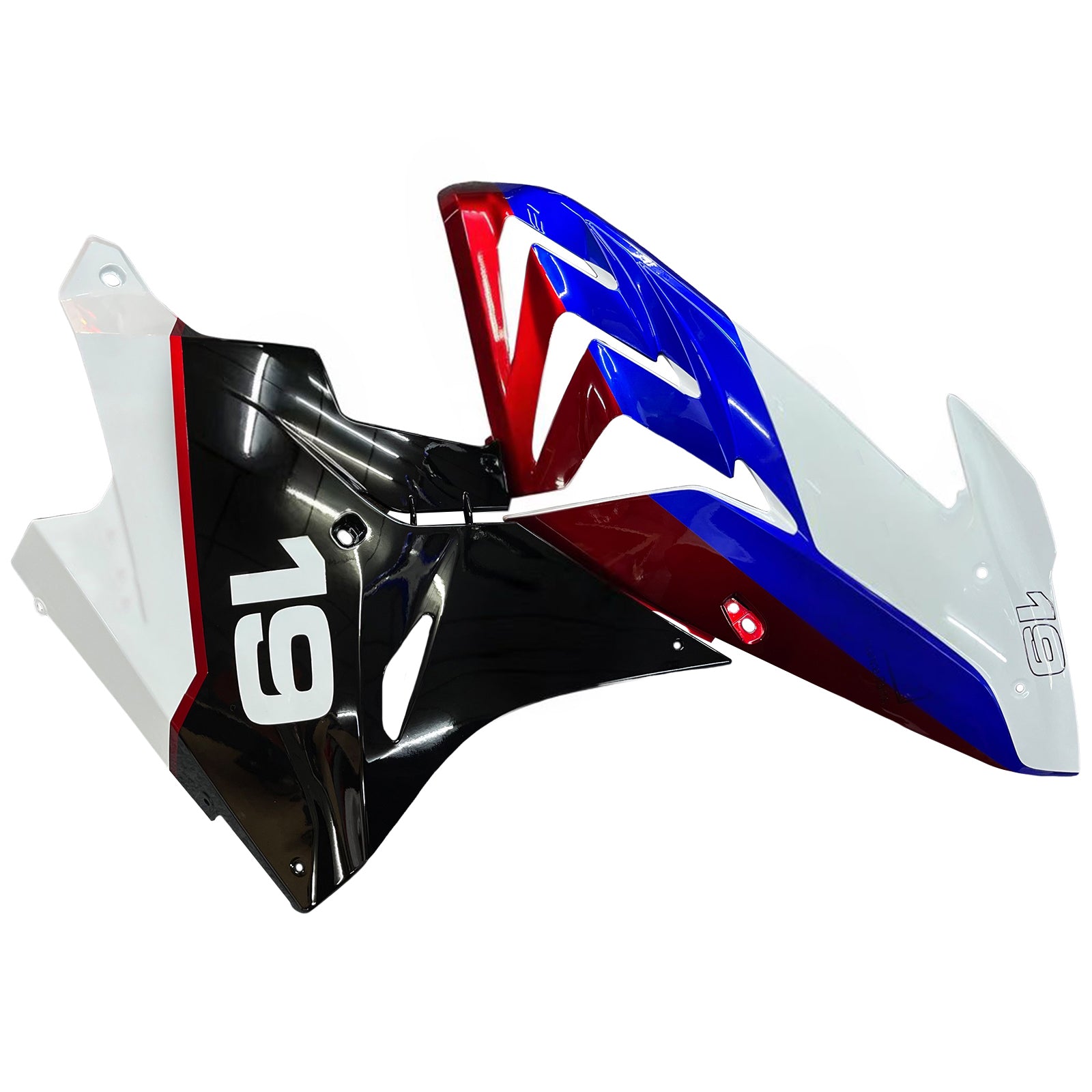 Amotopart BMW S1000RR 2017-2018 Blue&Red Style9 Fairing Kit