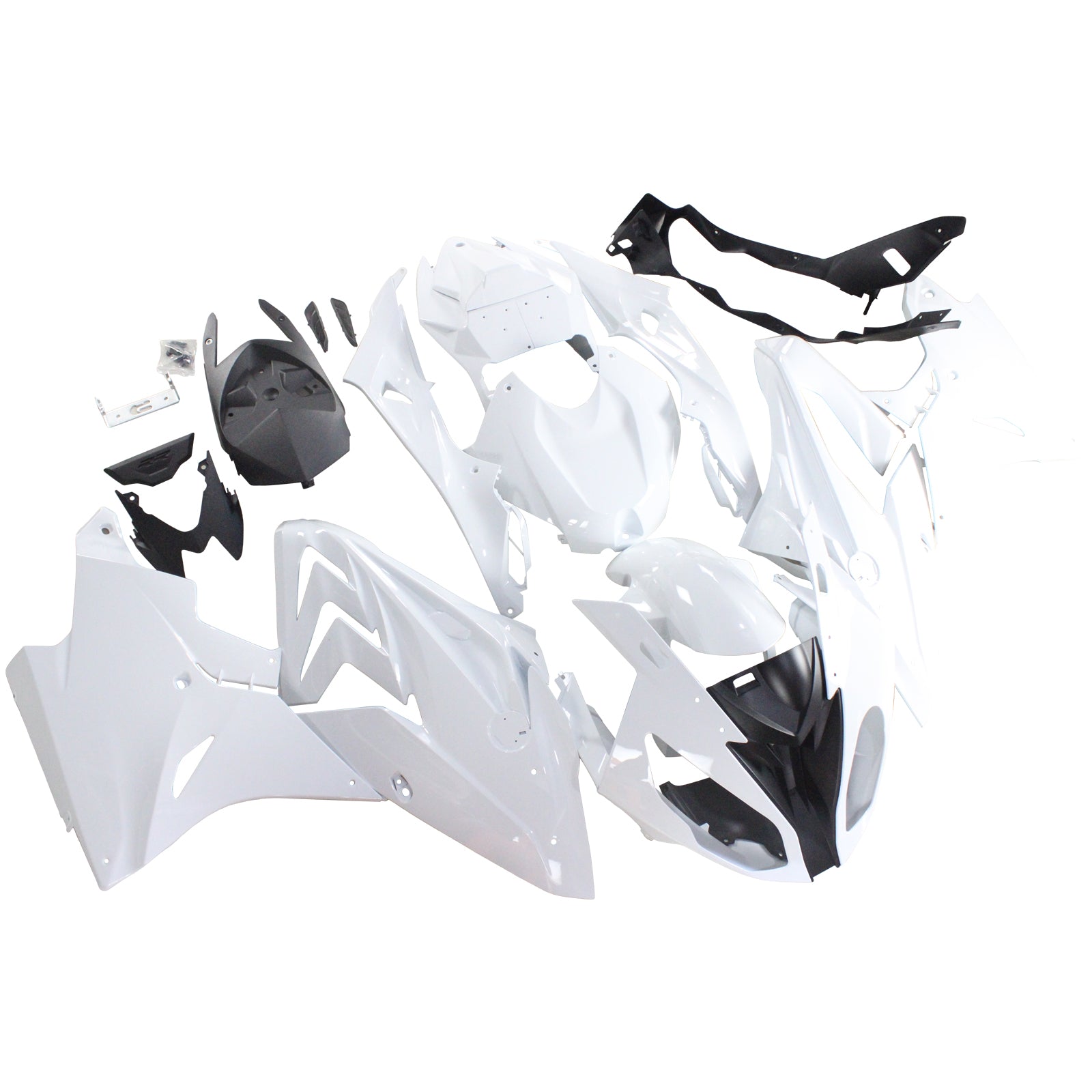 Amotopart BMW S1000RR 2017-2018 White Fairing Kit