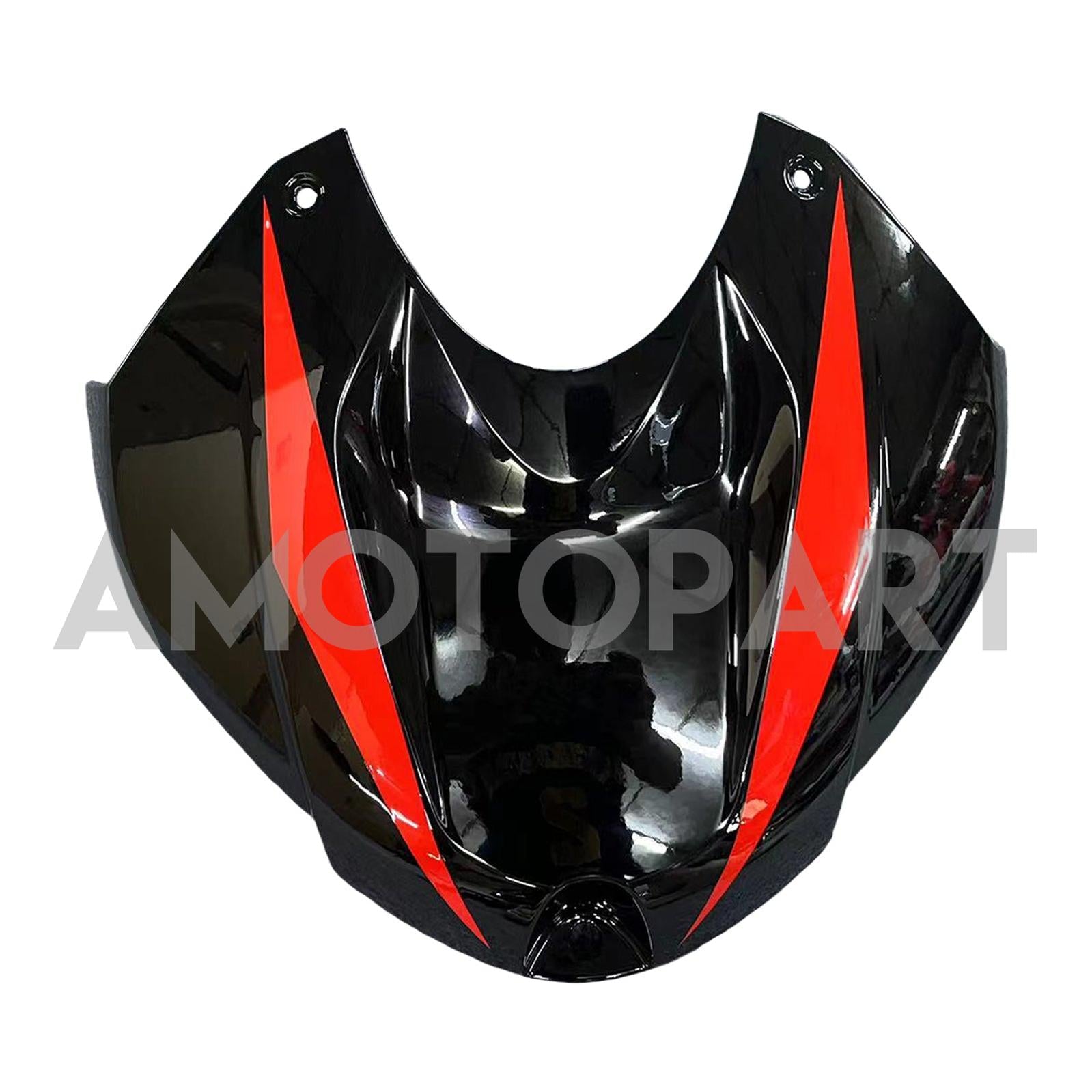 Amotopart BMW S1000RR 2017-2018 Noir&Kit de carénage rouge Style9