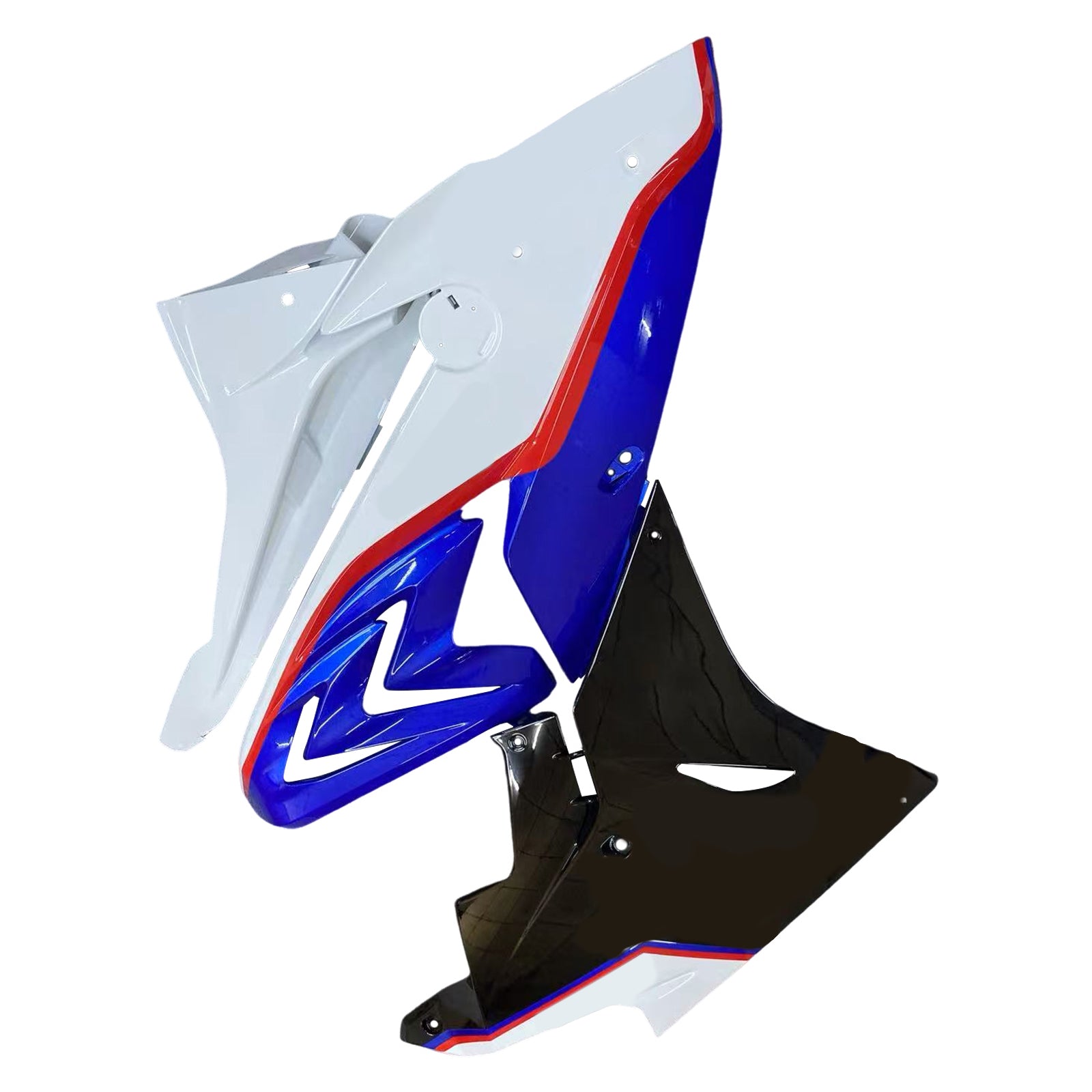 Amotopart BMW S1000RR 2017-2018 Blau&Red Style4 Verkleidungssatz