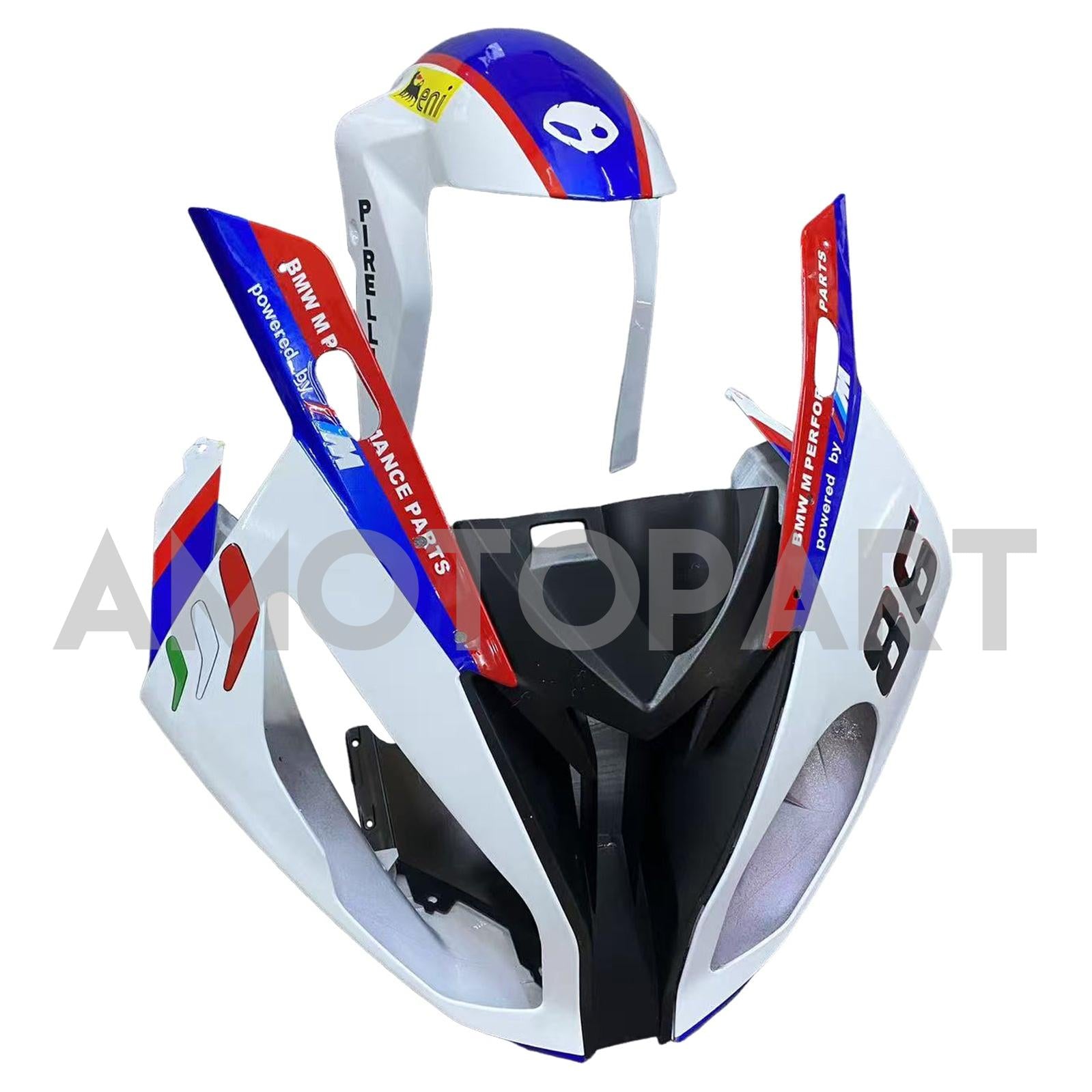 Amotopart BMW S1000RR 2017-2018 ブルー&レッド Style4 フェアリングキット