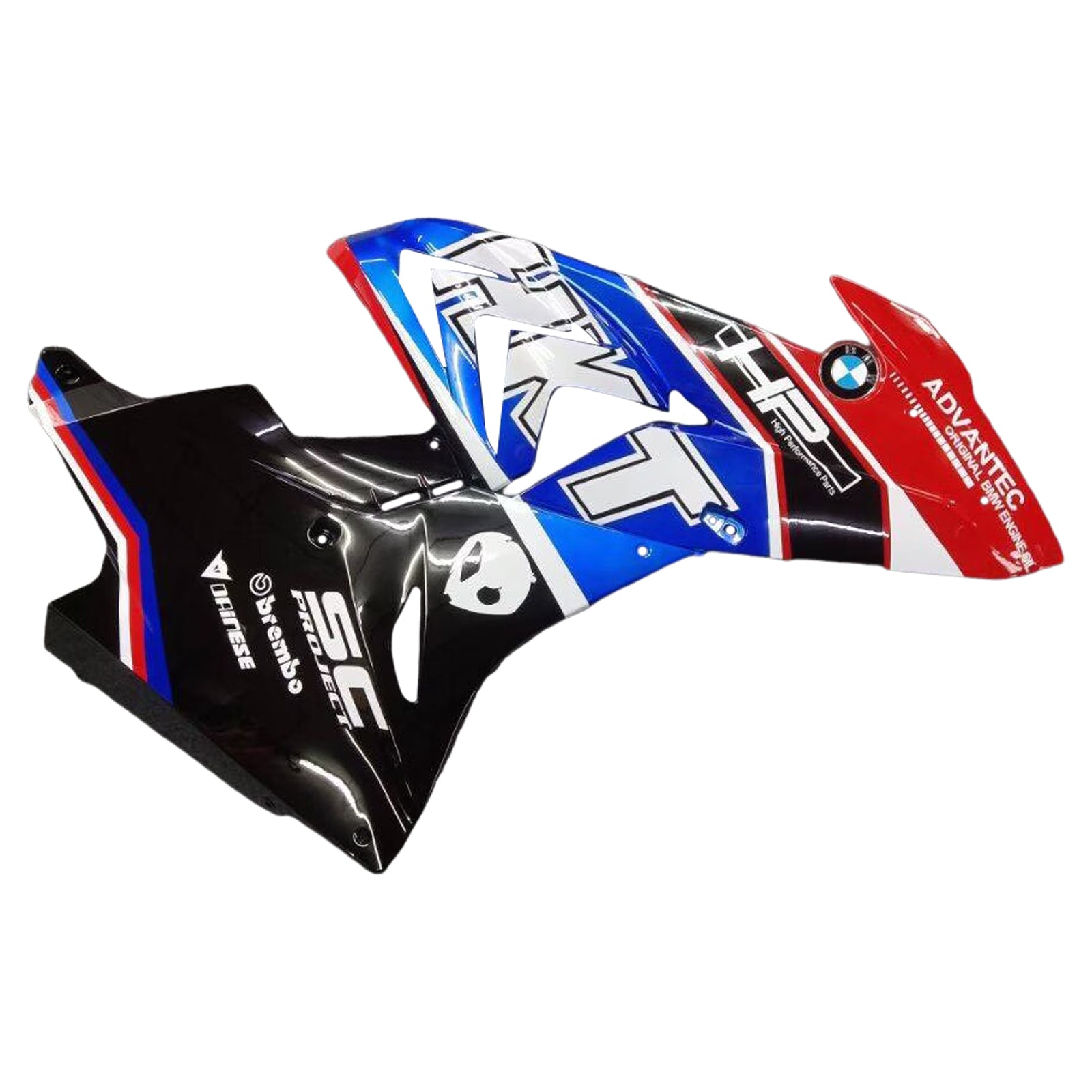 Amotopart BMW S1000RR 2017-2018 Blue&Red Style3 Fairing Kit