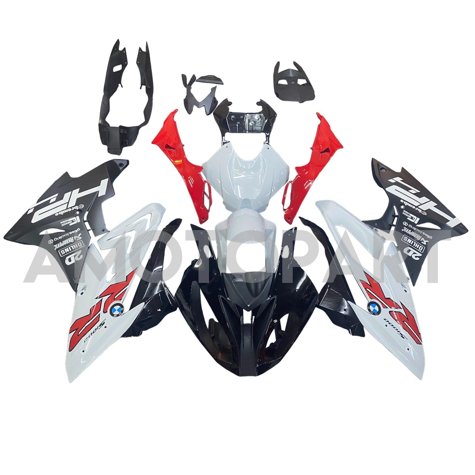 AmotOPart BMW S1000RR 2017-2018 Zwart & rode stijl2 Koopkit