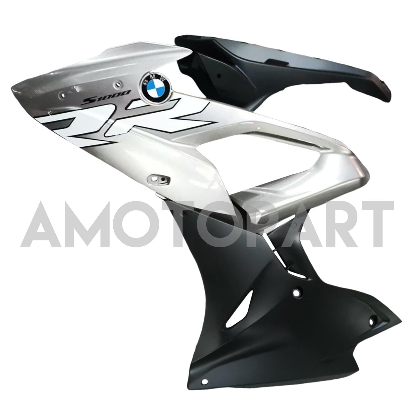 Amotopart BMW S1000RR 2017-2018 ブラック&シルバー フェアリングキット