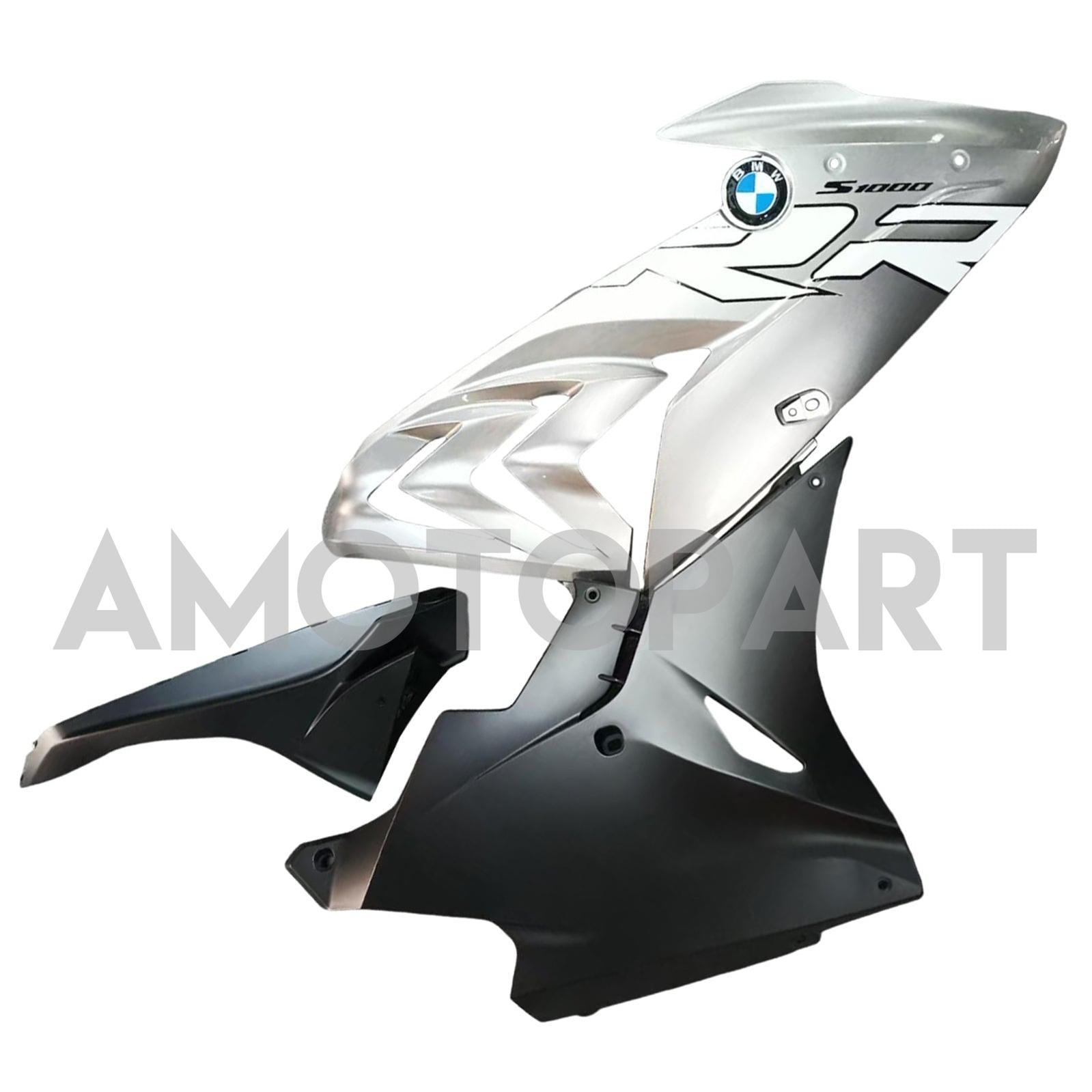 Amotopart BMW S1000RR 2017-2018 ブラック&シルバー フェアリングキット