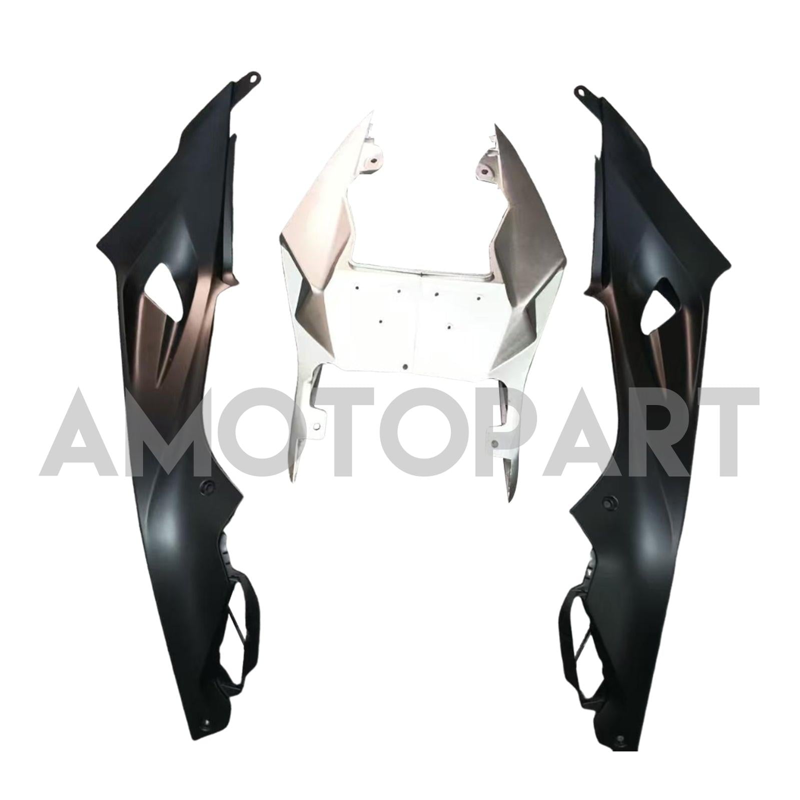 Amotopart BMW S1000RR 2017-2018 ブラック&シルバー フェアリングキット