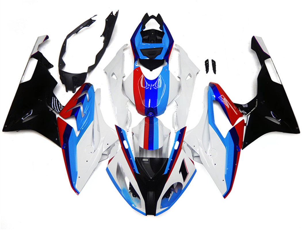 Amotopart 2017-2018 BMW S1000RR Blue&White Style7 Fairing Kit