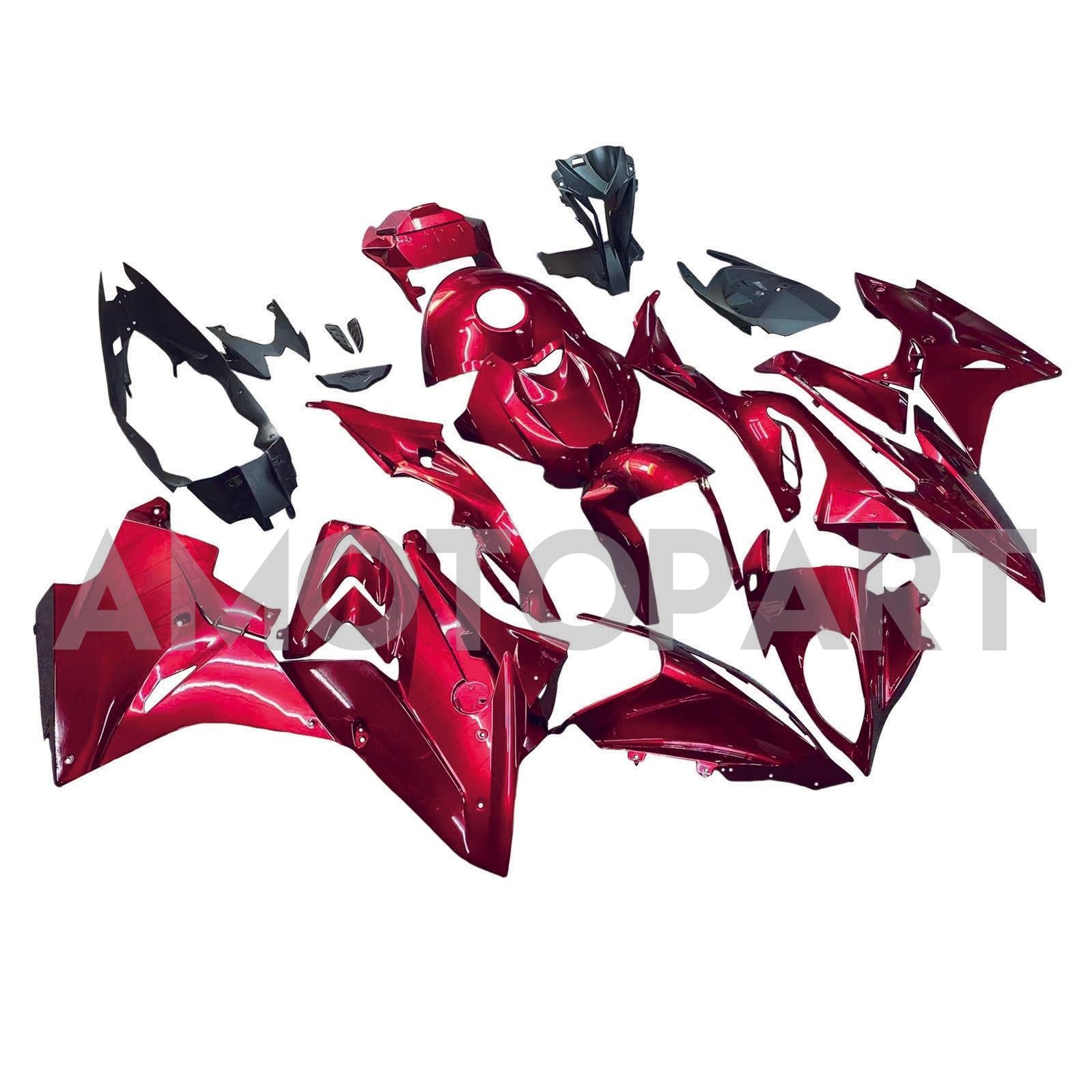 Amotopart 2017-2018 BMW S1000RR Glossy Red Fairing Kit