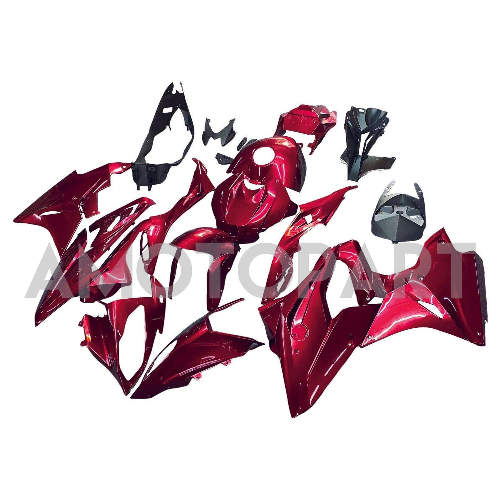 Amotopart 2017-2018 BMW S1000RR Glossy Red Fairing Kit