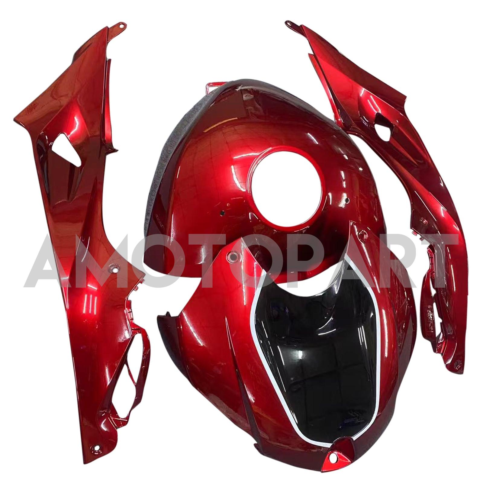 Amotopart 2017-2018 BMW S1000RR Glossy Red Black White Fairing Kit