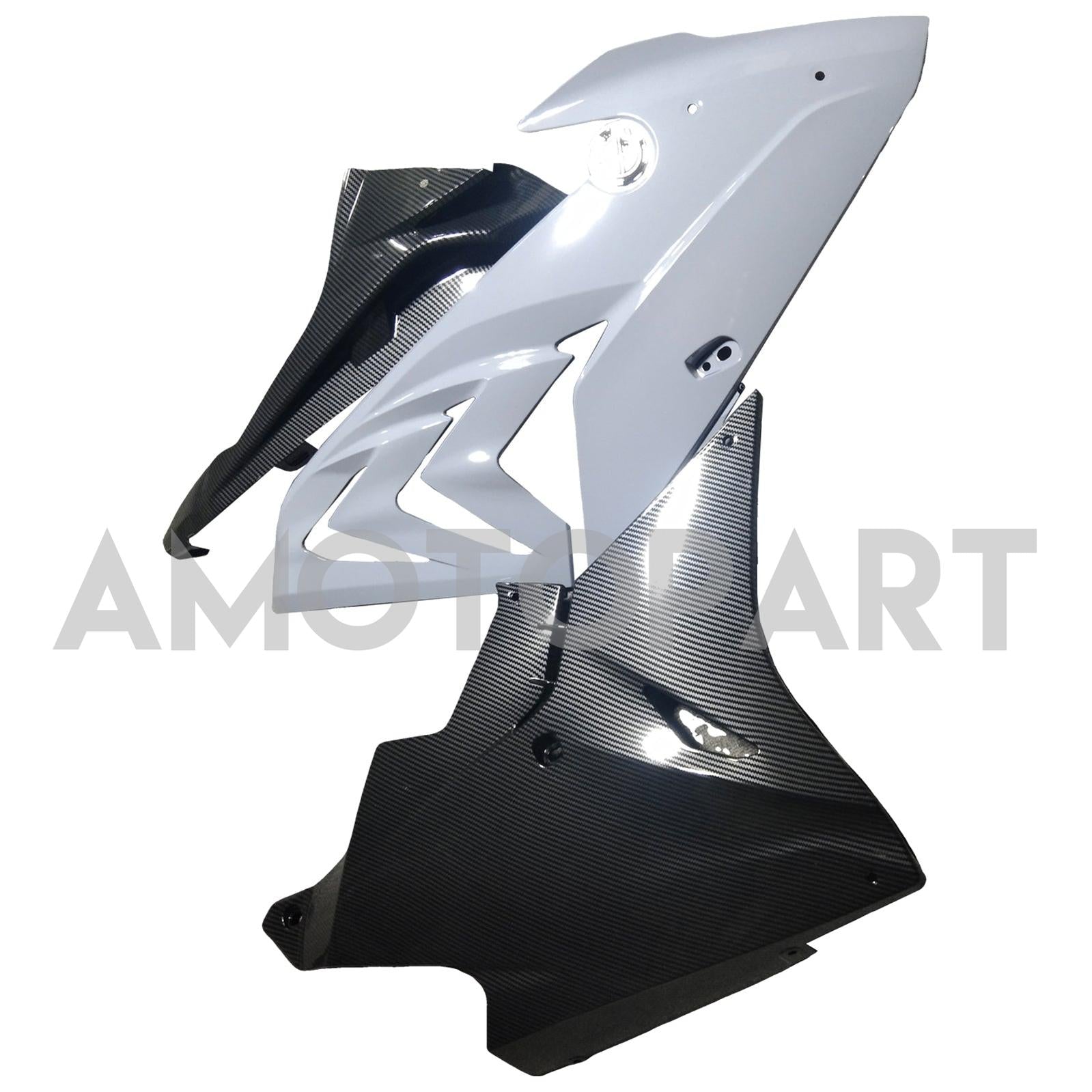 Amotopart 2015-2016 Kit carena grigia BMW S1000RR in fibra di carbonio