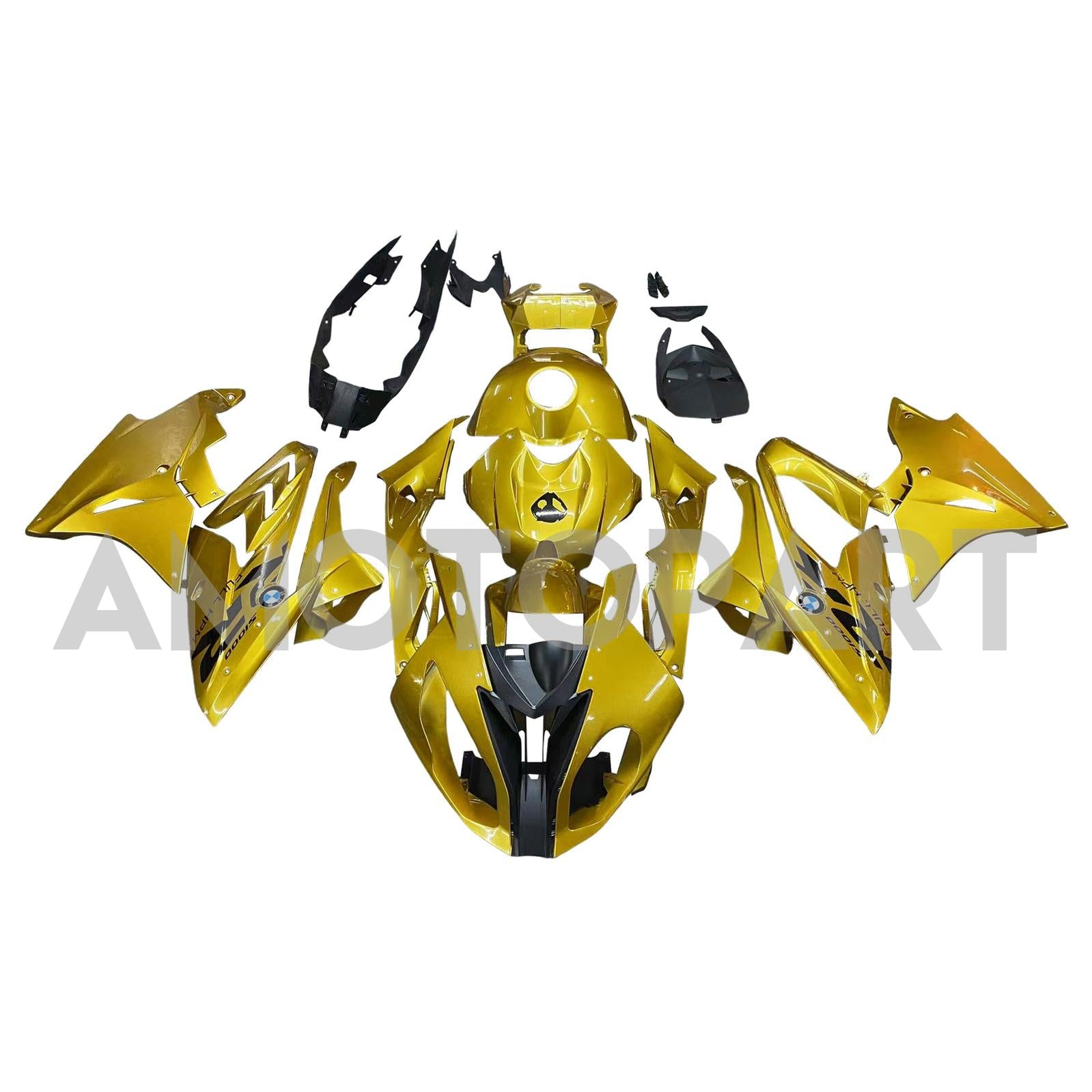 Amotopart 2017-2018 BMW S1000RR All Golden Fairing Kit