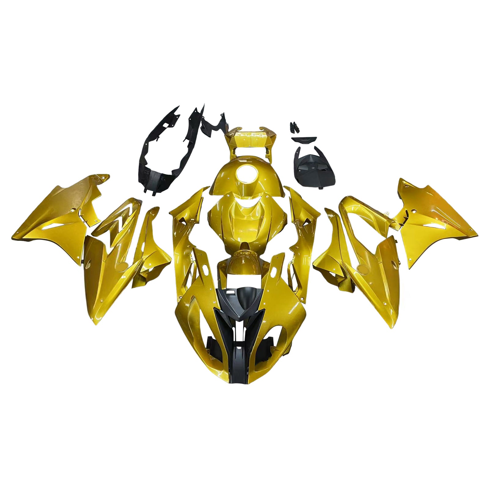 Amotopart 2017-2018 BMW S1000RR All Golden Fairing Kit