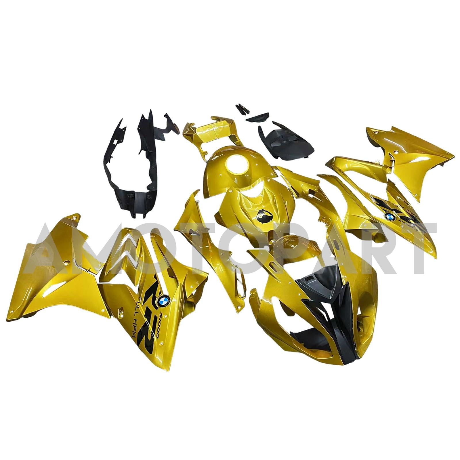 Amotopart 2017-2018 BMW S1000RR All Golden Fairing Kit