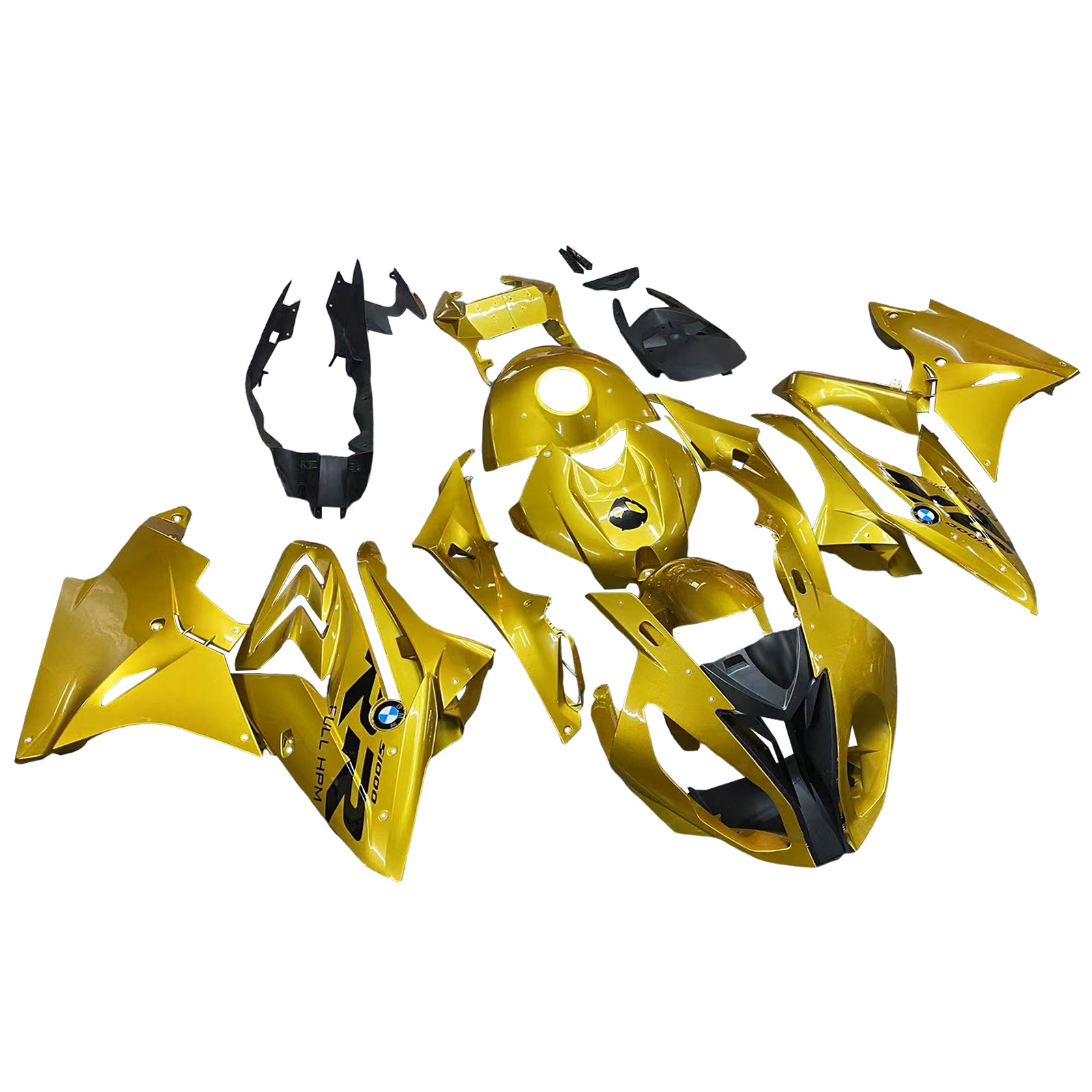 Amotopart 2017-2018 BMW S1000RR All Golden Fairing Kit