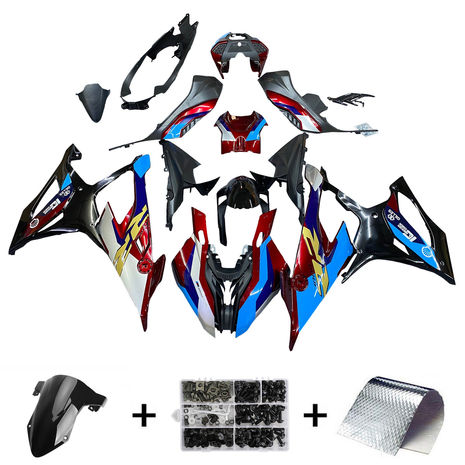 Amotopart 2019-2022 BMW S1000RR/M1000RR Racing Fairing Kit