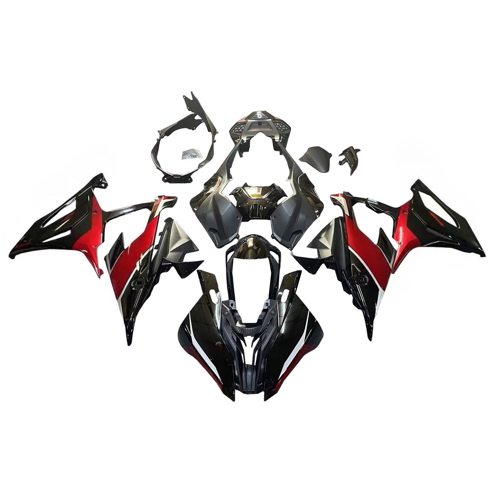Amotopart 2019-2022 BMW S1000RR/M1000RR Dark Red Fairing Kit