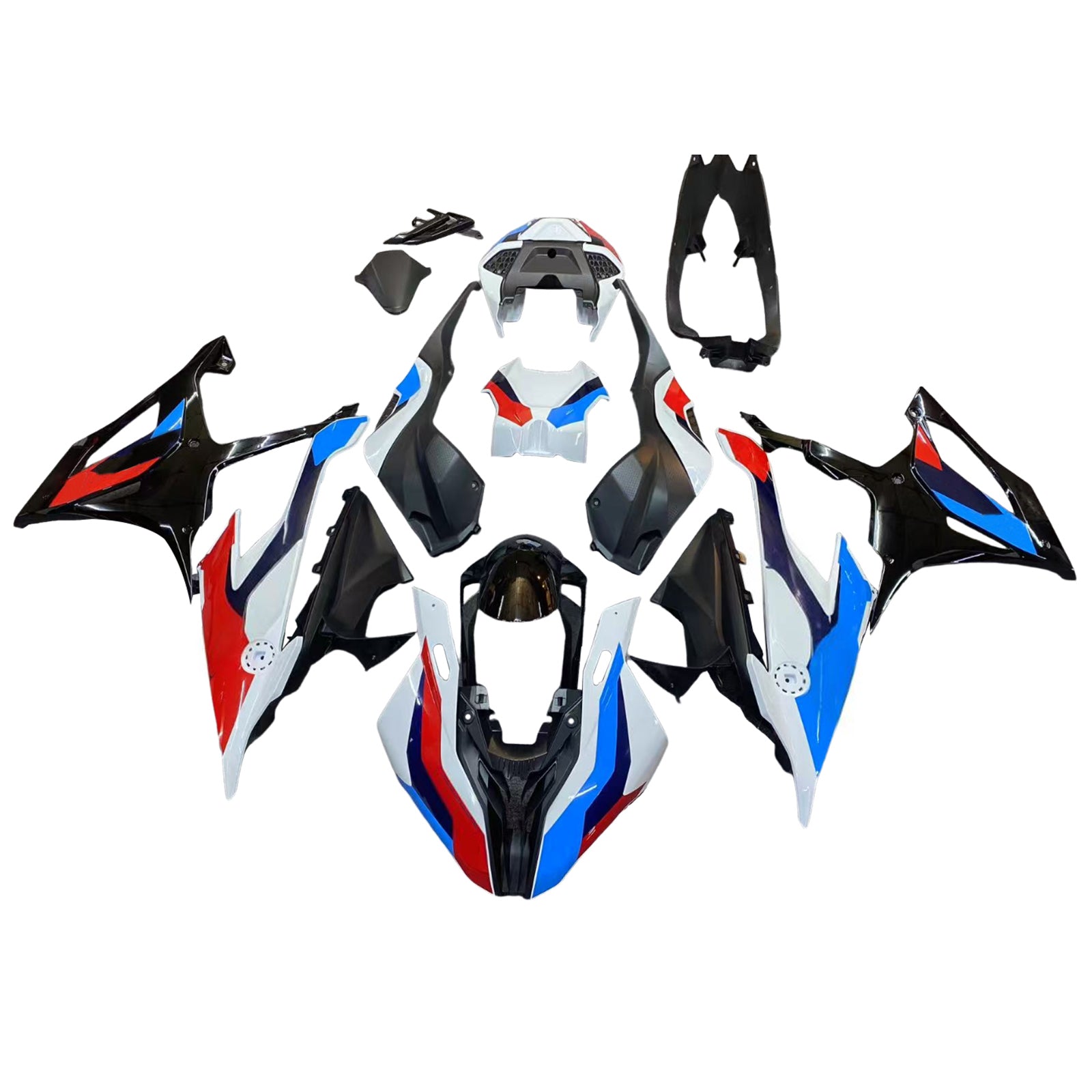 Amotopart 2019-2022 BMW S1000RR/M1000RR Black Red Blue White Racing Fairing Kit