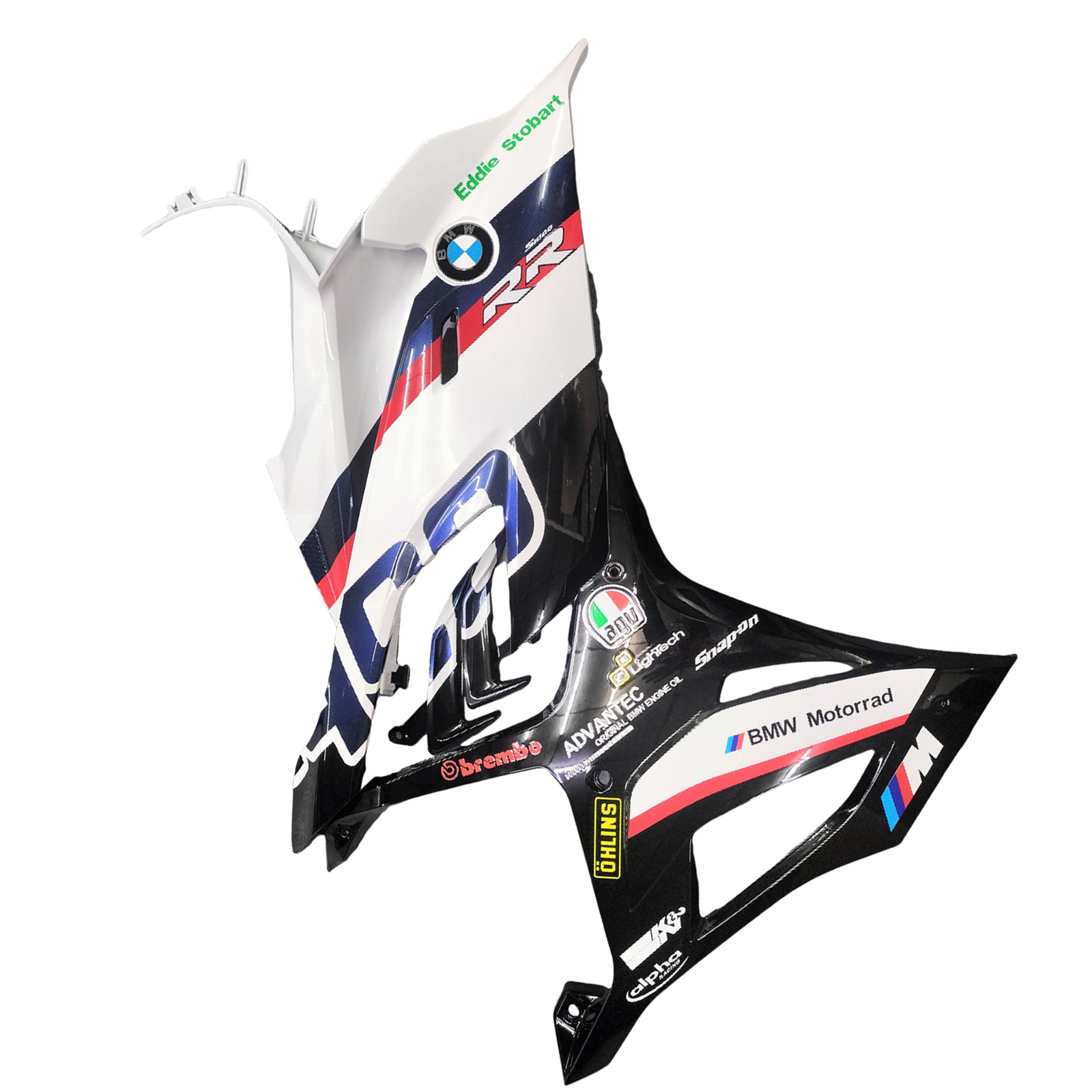 Amotopart 2019-2022 BMW S1000RR/M1000RR White Multi Racing Fairing Kit