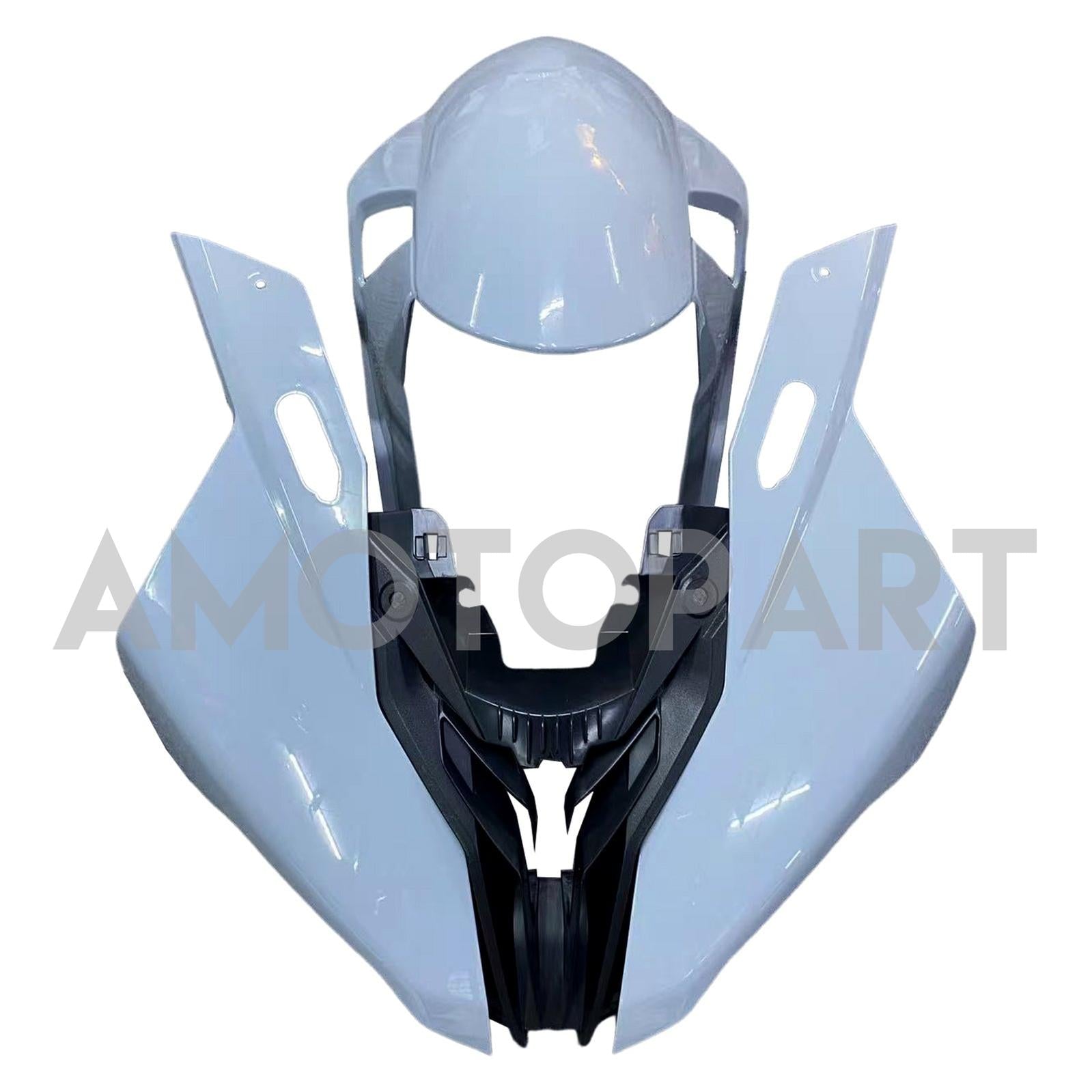 Amotopart 2019-2022 BMW S1000RR/M1000RR Black Grey-White Racing Fairing Kit