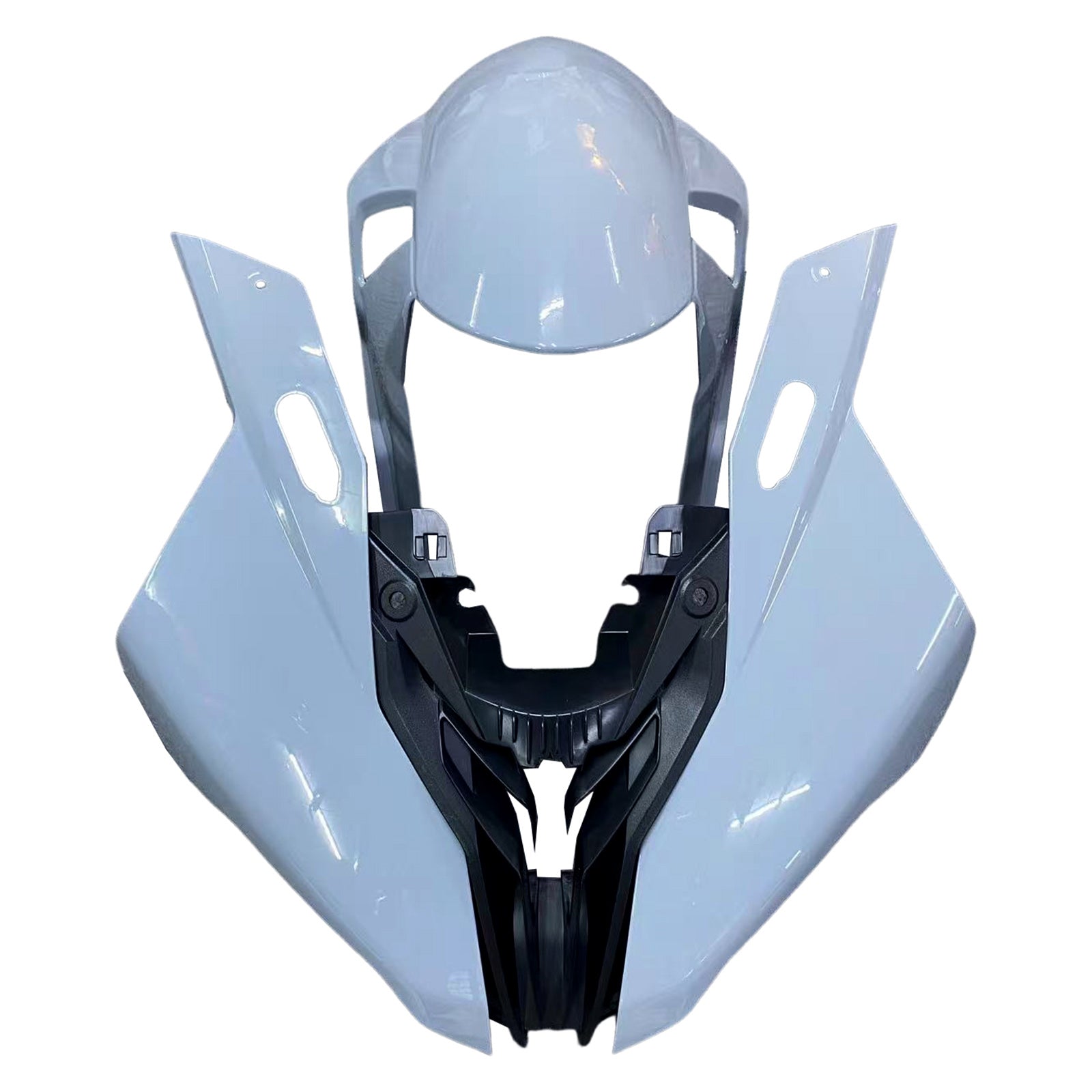 Amotopart 2019-2022 BMW S1000RR/M1000RR Black Grey-White Racing Fairing Kit