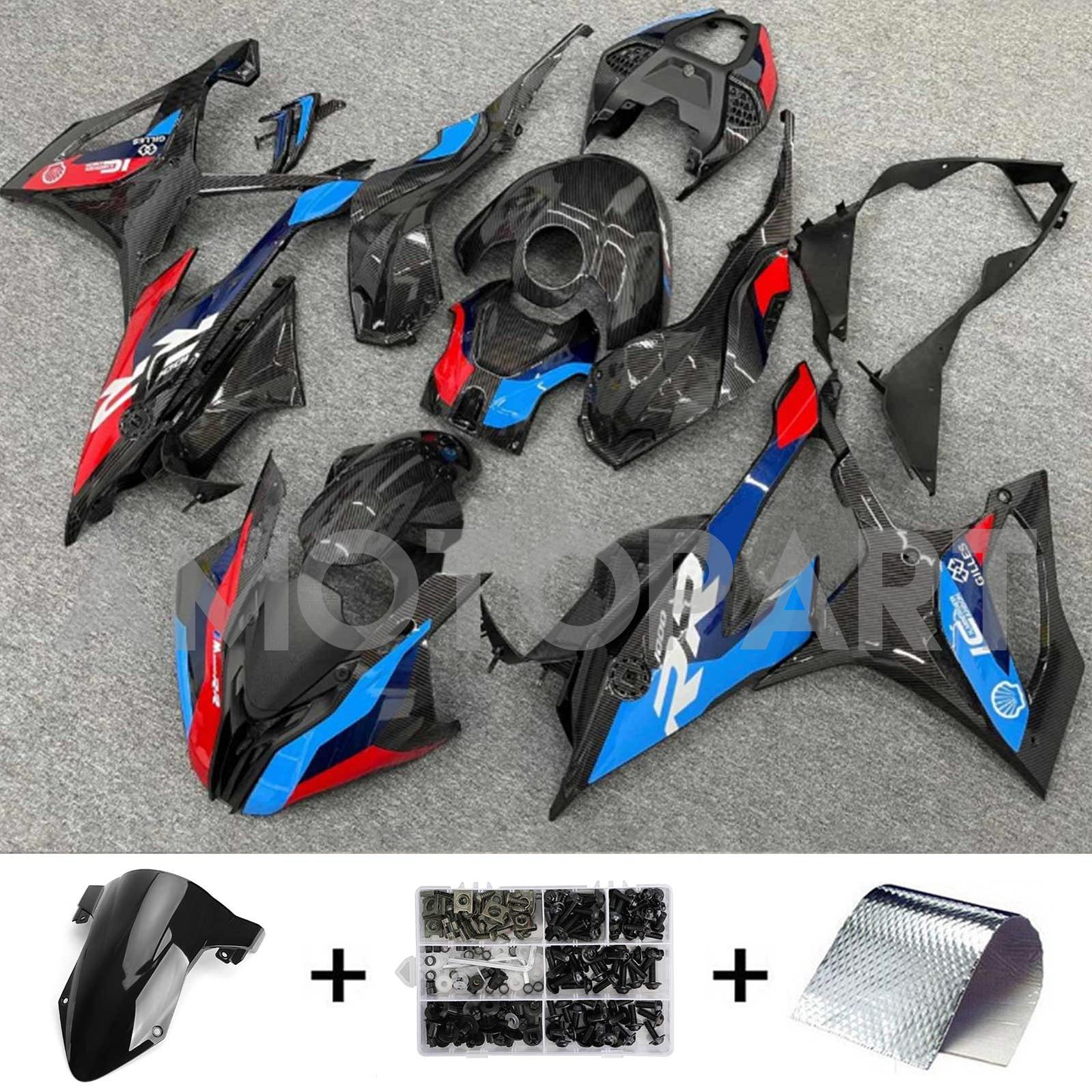 Amotopart BMW 2019-2022 S1000RR/M1000RR CARBON FIBER Fairing Kit