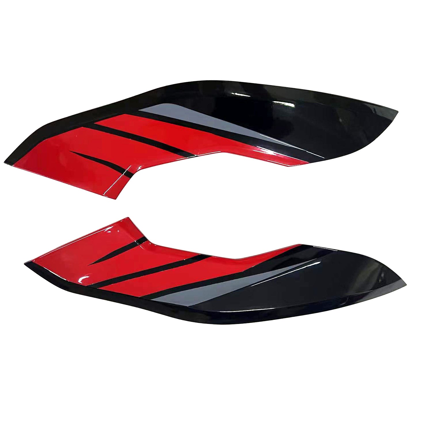 Amotopart BMW S1000RR 2019–2022 Verkleidungsset in Schwarz und Rot