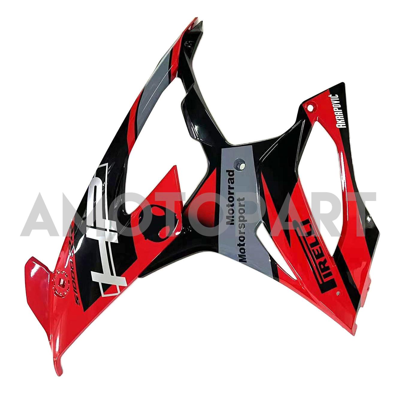 Amotopart BMW S1000RR 2019-2022 Black&Red Fairing Kit
