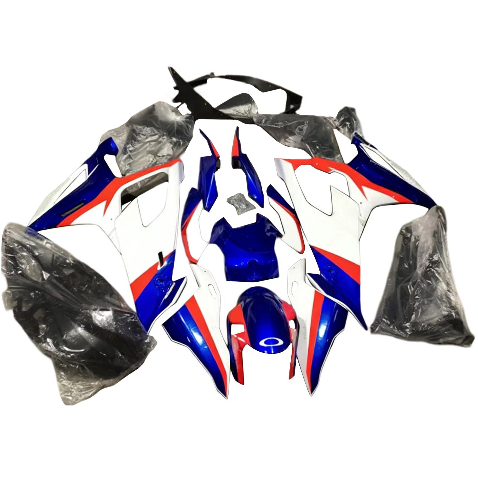 Kit de carenado Amotopart BMW S1000RR 2019-2022 azul y rojo Style4