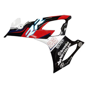 Amotopart BMW S1000RR 2019-2022 Blue&Red Style9 Fairing Kit