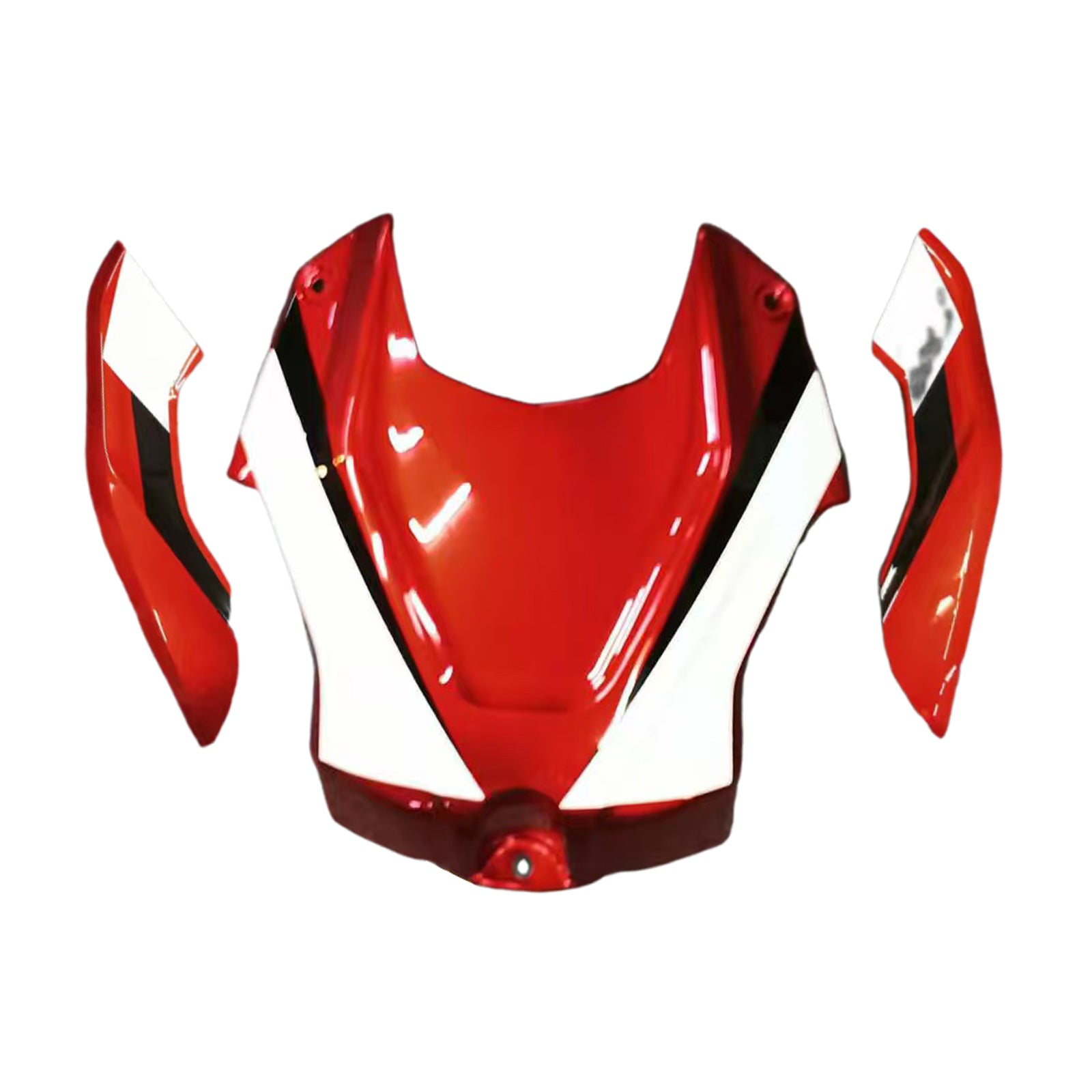 Amotopart BMW S1000RR 2019-2022 Rouge&Kit de carénage Black Style2