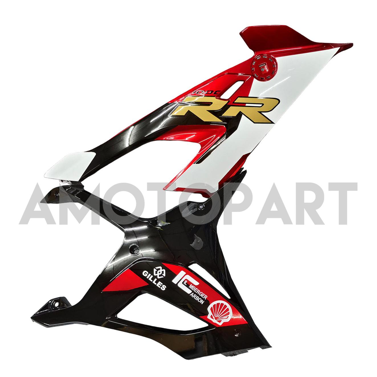 Amotopart BMW S1000RR 2019-2022 Red&Black Style2 Fairing Kit
