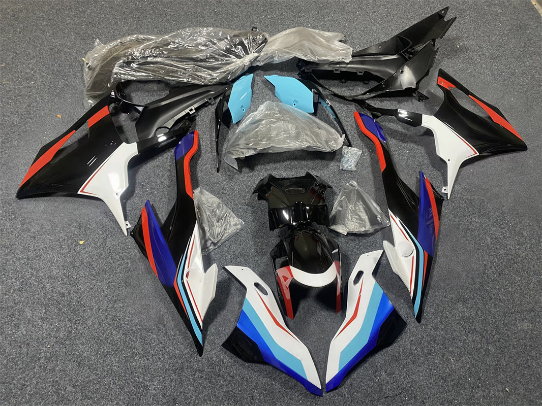 Amotopart BMW S1000RR 2019-2022 Blue&White Style3 Fairing Kit