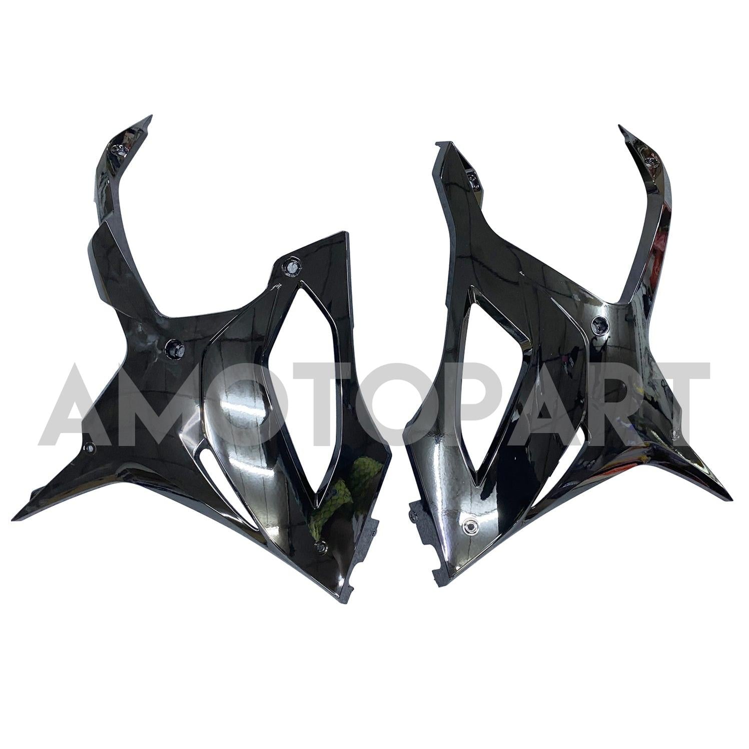 Amotopart 2019-2022 BMW M1000RR S1000RR Kit de carénage noir brillant