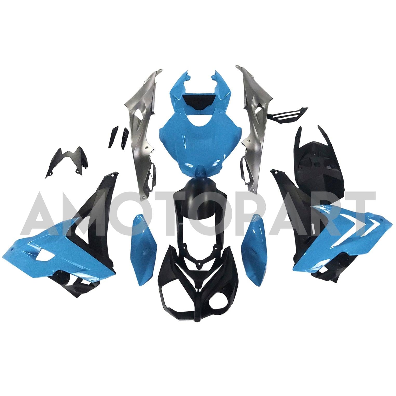 Kit de carénage bleu Amotopart BMW 2014-2016 S1000R