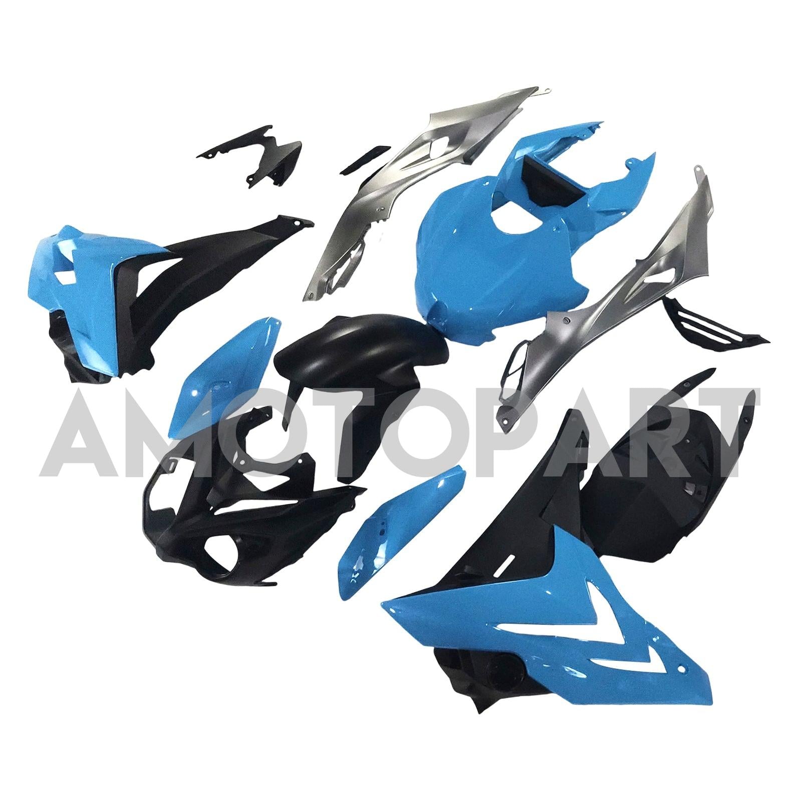 Kit de carénage bleu Amotopart BMW 2014-2016 S1000R