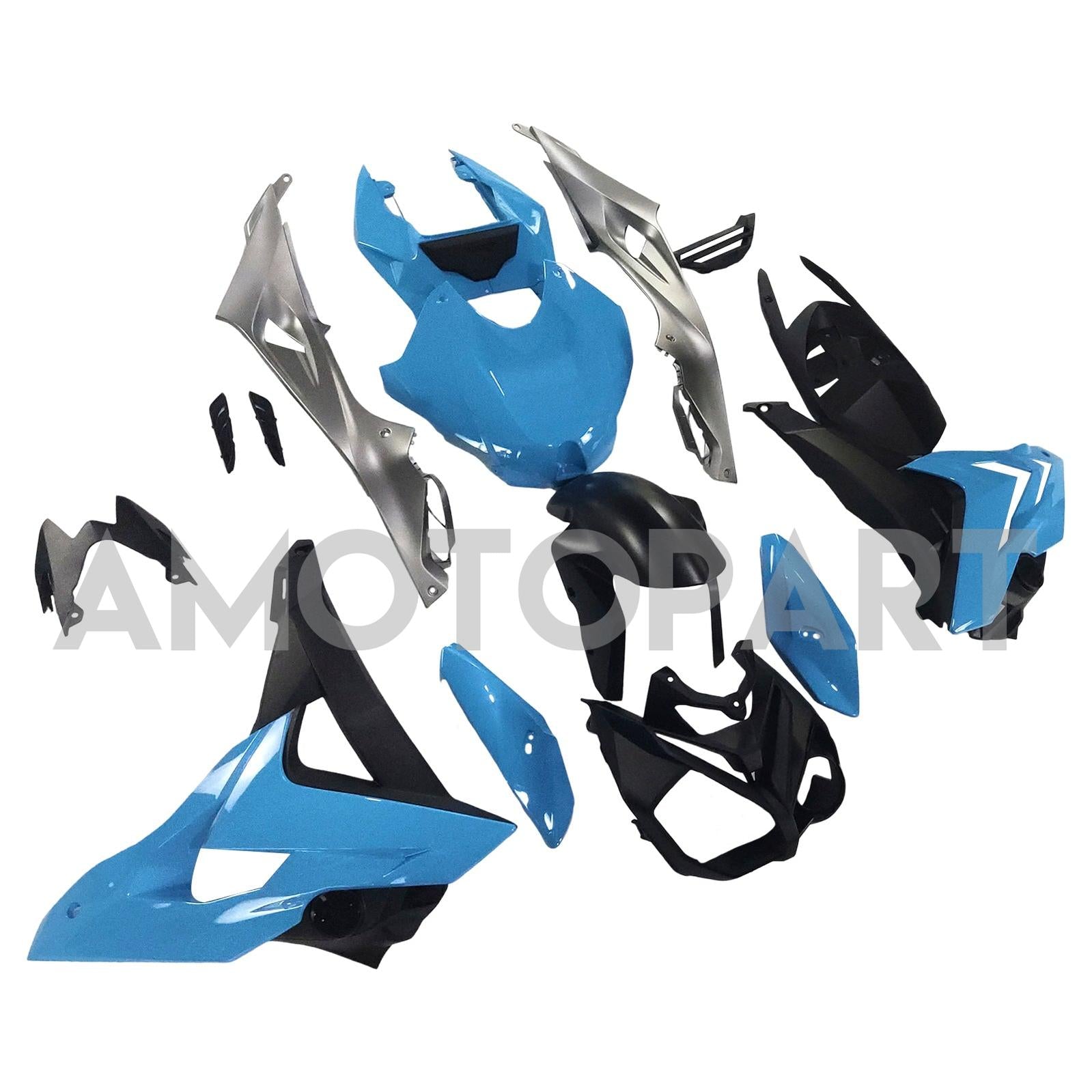 Kit de carénage bleu Amotopart BMW 2014-2016 S1000R
