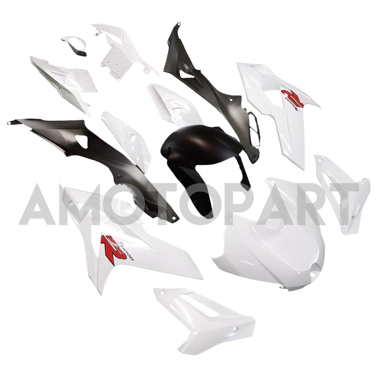 Amotopart BMW 2014-2016 S1000R Kit de carenado blanco