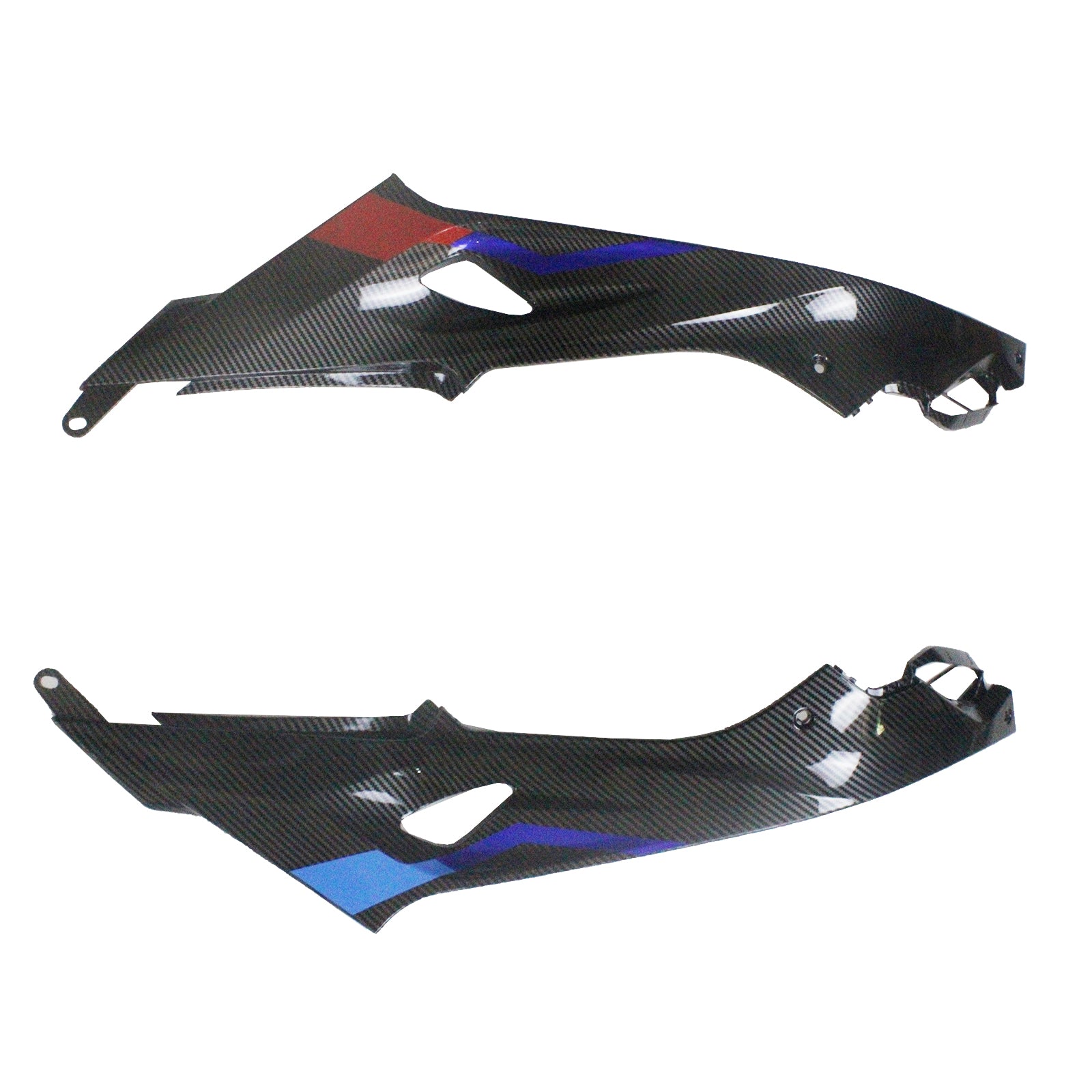 Amotopart 2014-2017 BMW S1000R Carbon Fiber Blue&Red Fairing Kit