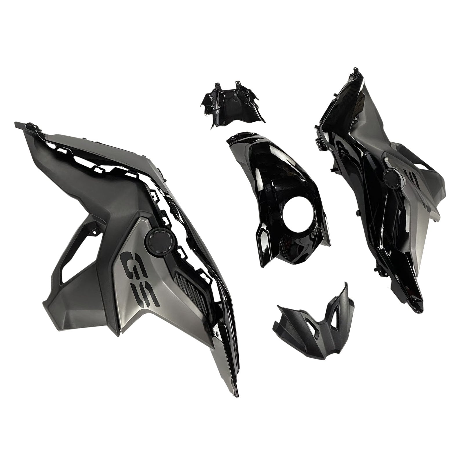 Amotopart 2018-2022 BMW F750GS F850GS Black Grey Fairing Kit