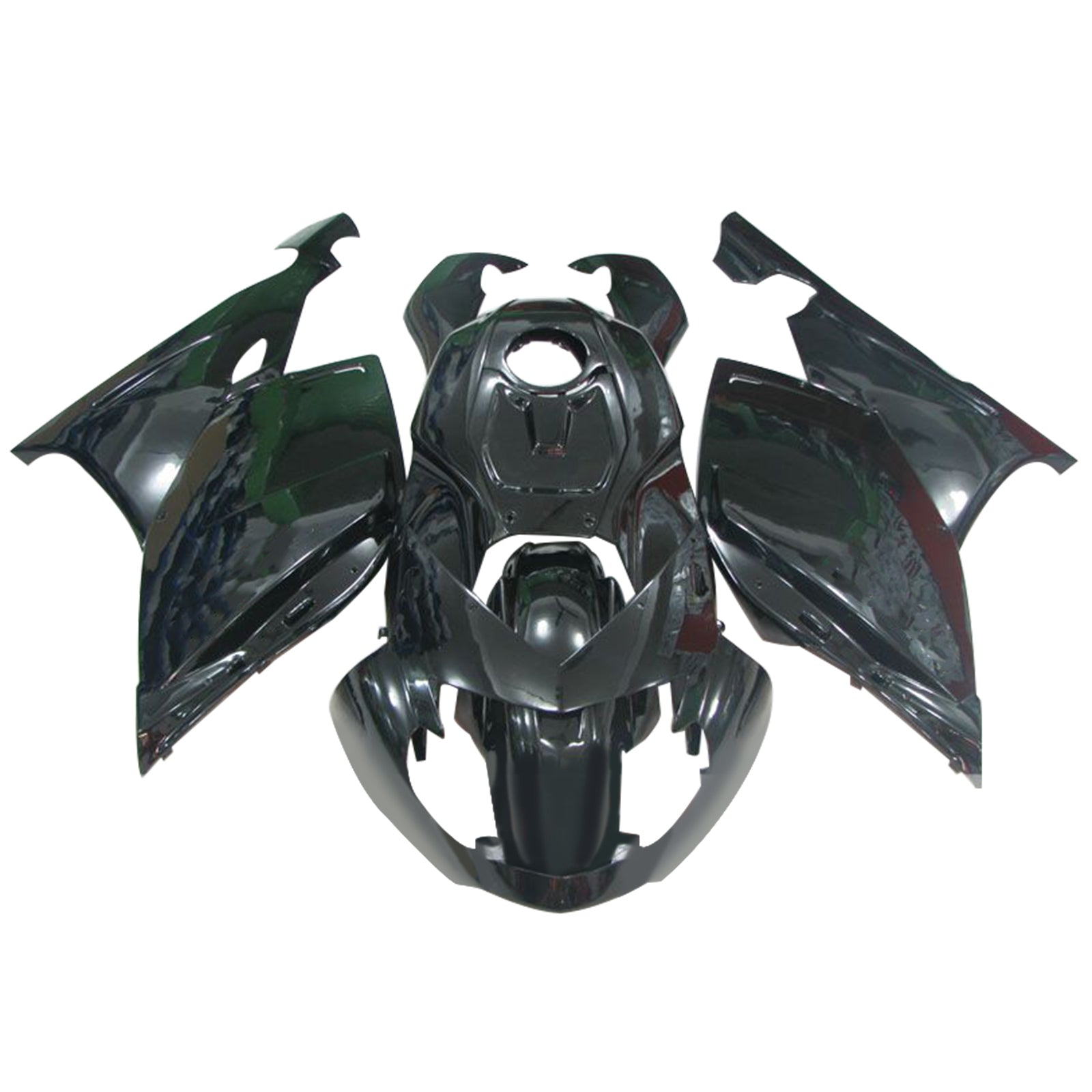 Amotopart 2005-2010 BMW K1200S Black Fairing Kit