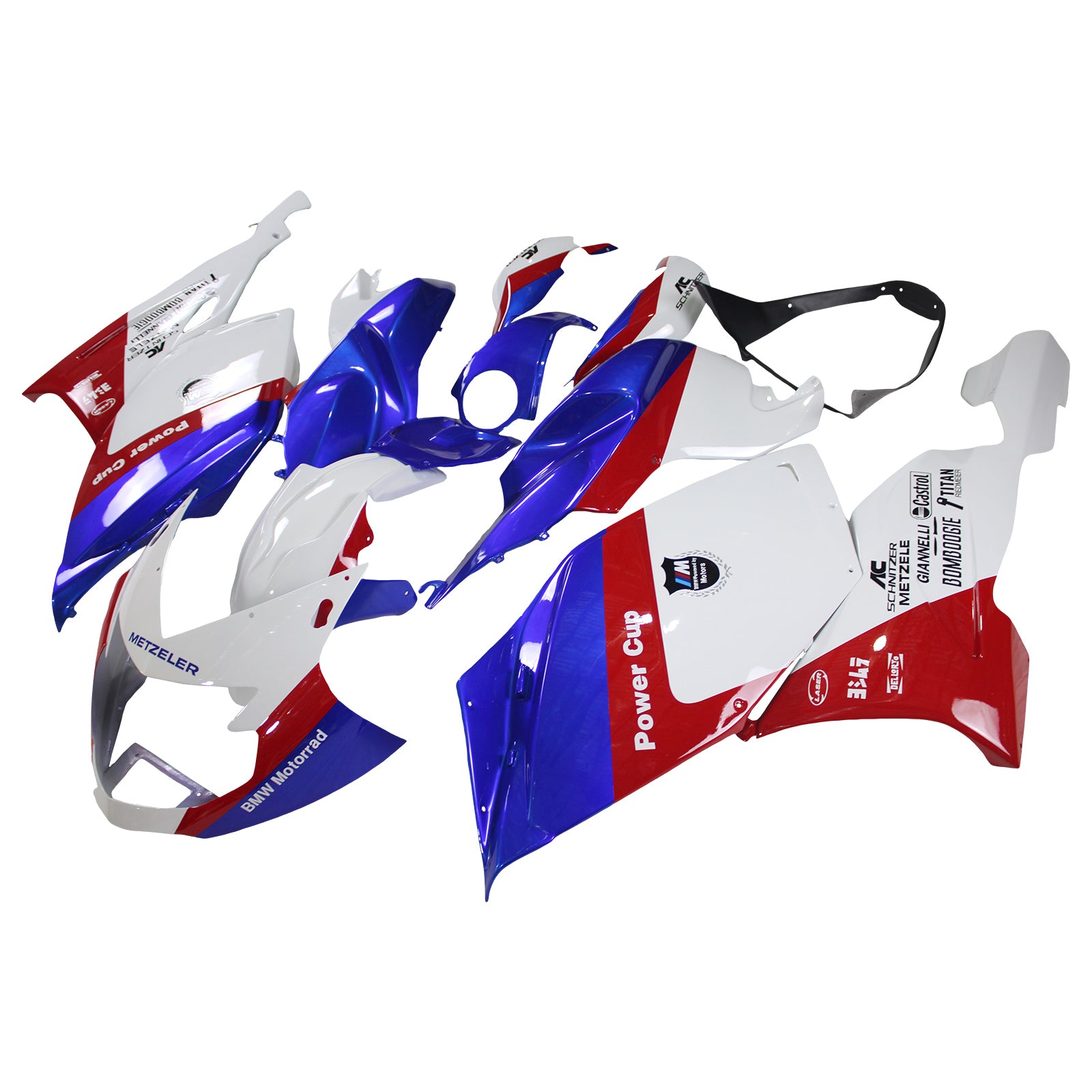 Amotopart 2005-2010 BMW K1200S Blue&Red Fairing Kit