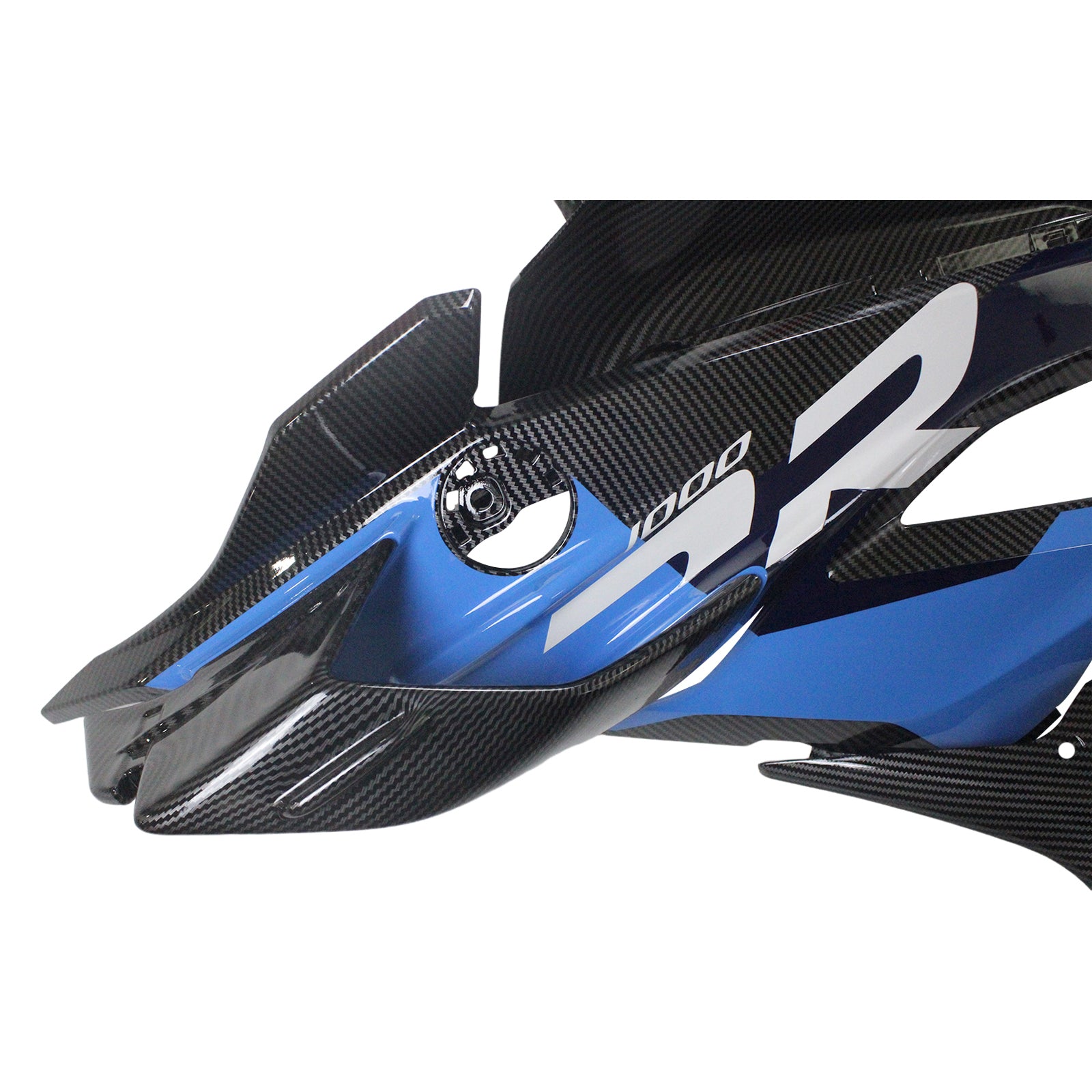 Amotopart 2023-2024 S1000RR BMW Red&Blue Carbon Fiber Fairing Kit