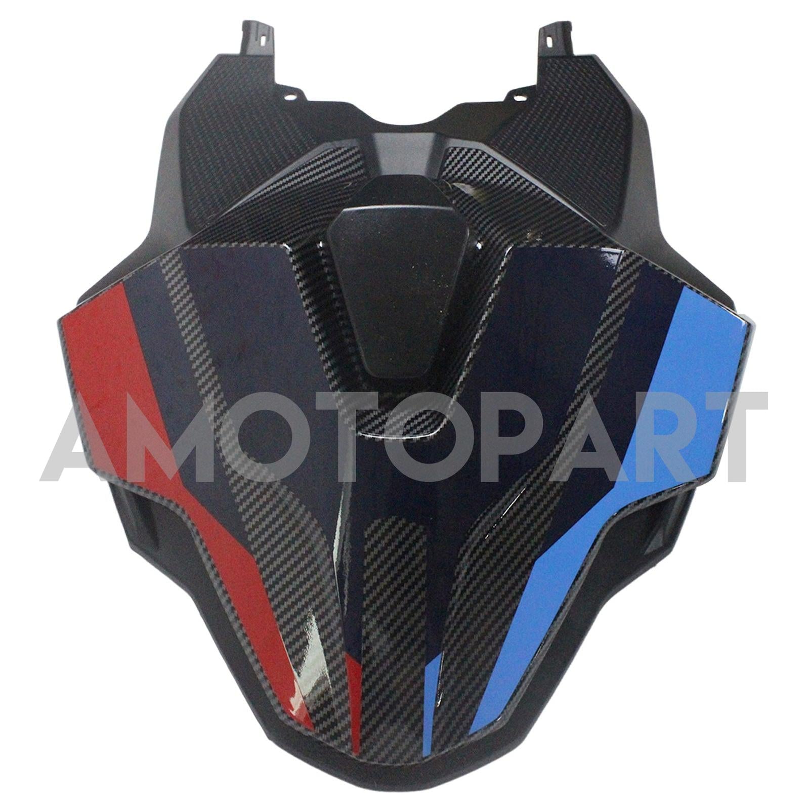 AMOTOPT 2023-2024 S1000RR BMW Kit de carenagem de fibra de carbono vermelho e azul