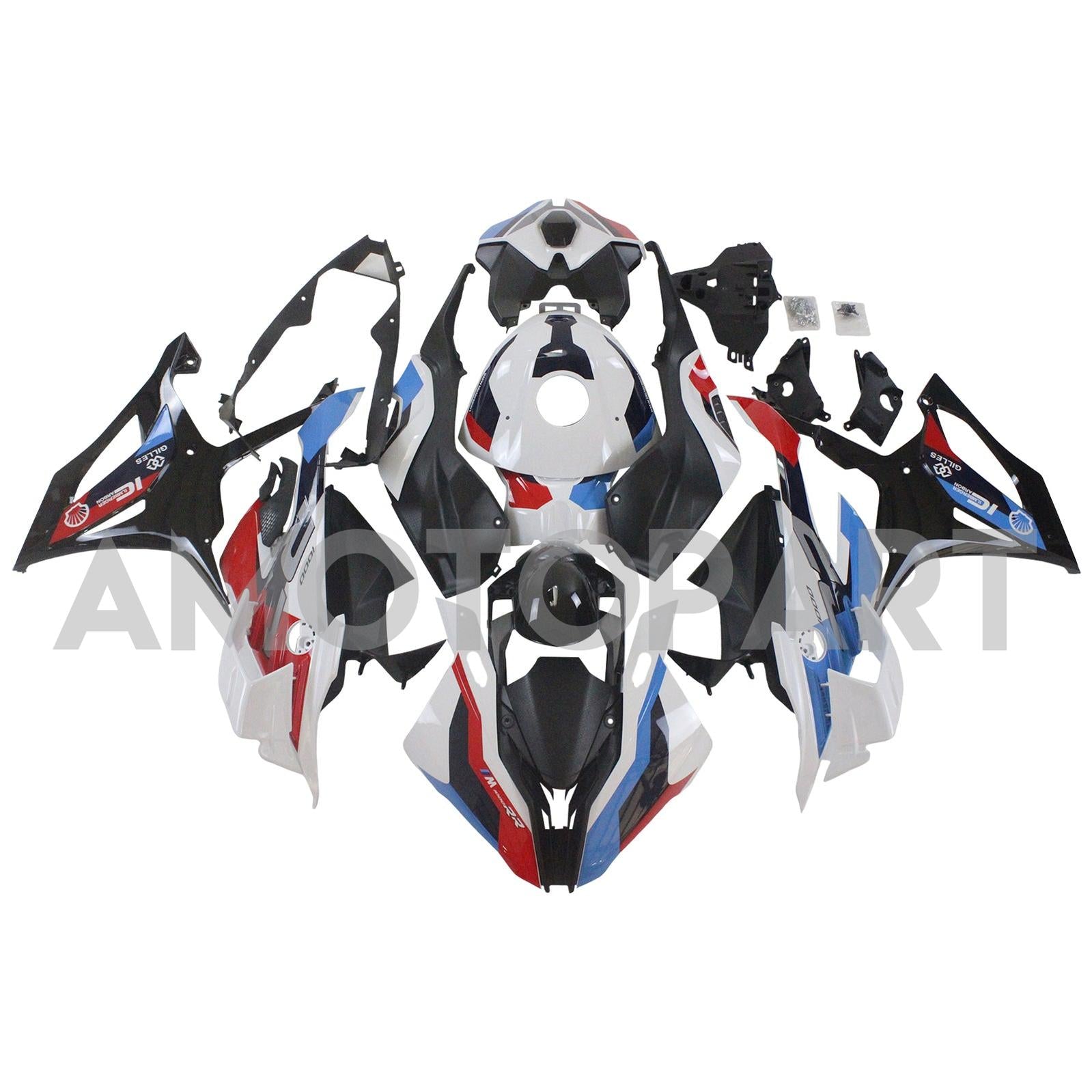 Amotopart 2023-2024 S1000RR BMW Red&Blue Style1 Fairing Kit