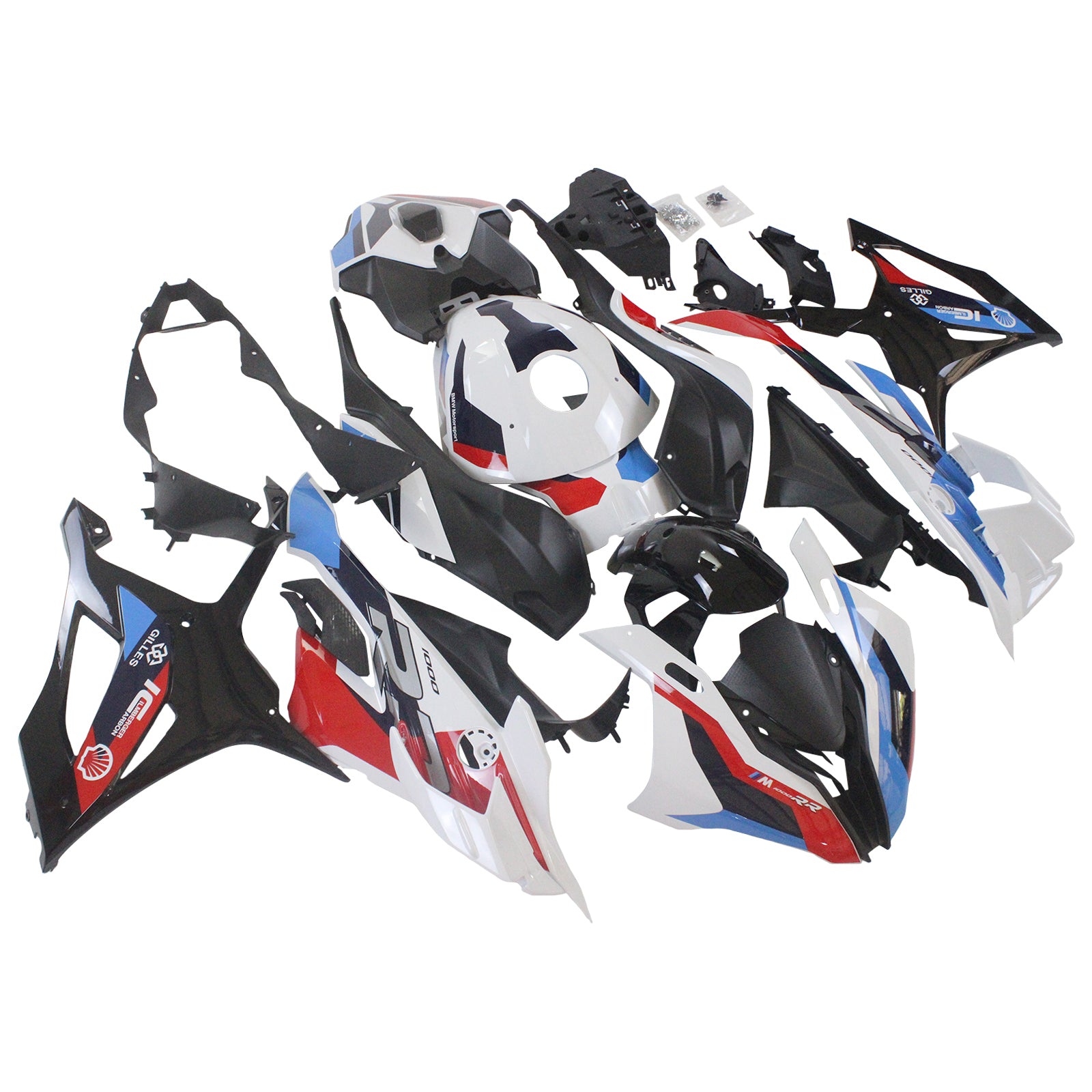 Amotopart 2023-2024 S1000RR BMW Red&Blue Style1 Fairing Kit