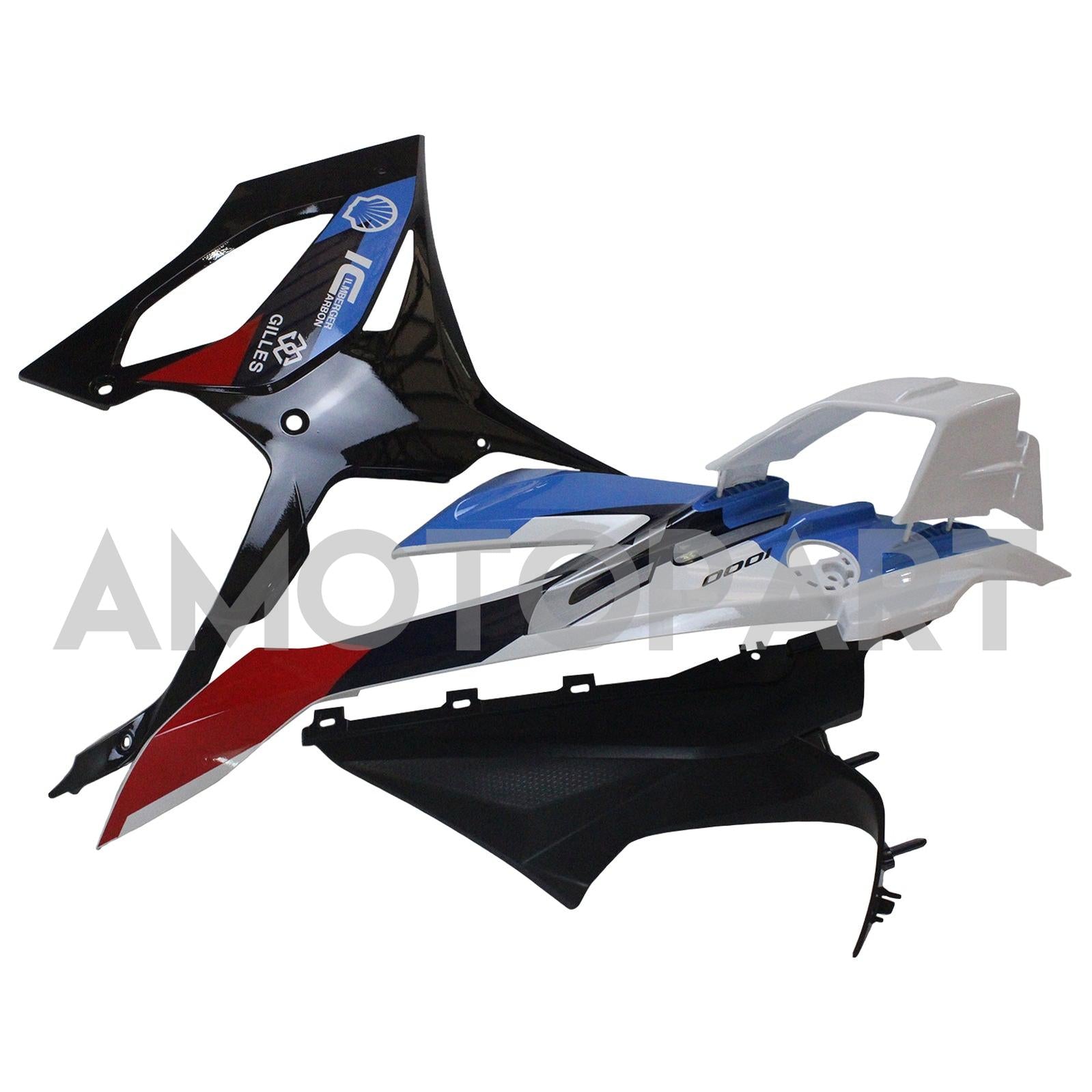 Amotopart 2023-2024 S1000RR BMW Red&Blue Style1 Fairing Kit