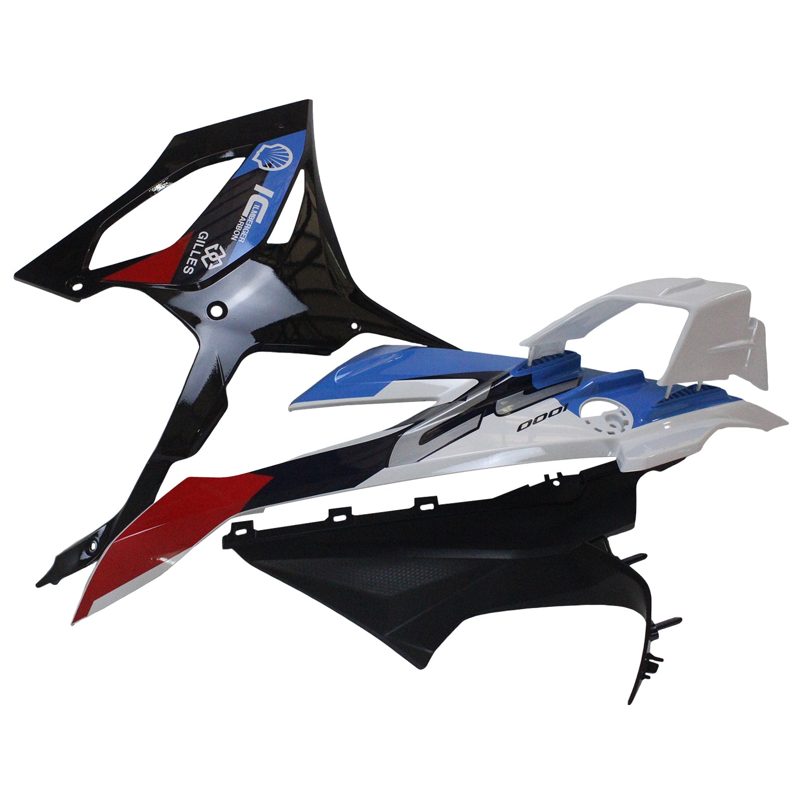 Amotopart 2023-2024 S1000RR BMW Red&Blue Style1 Fairing Kit