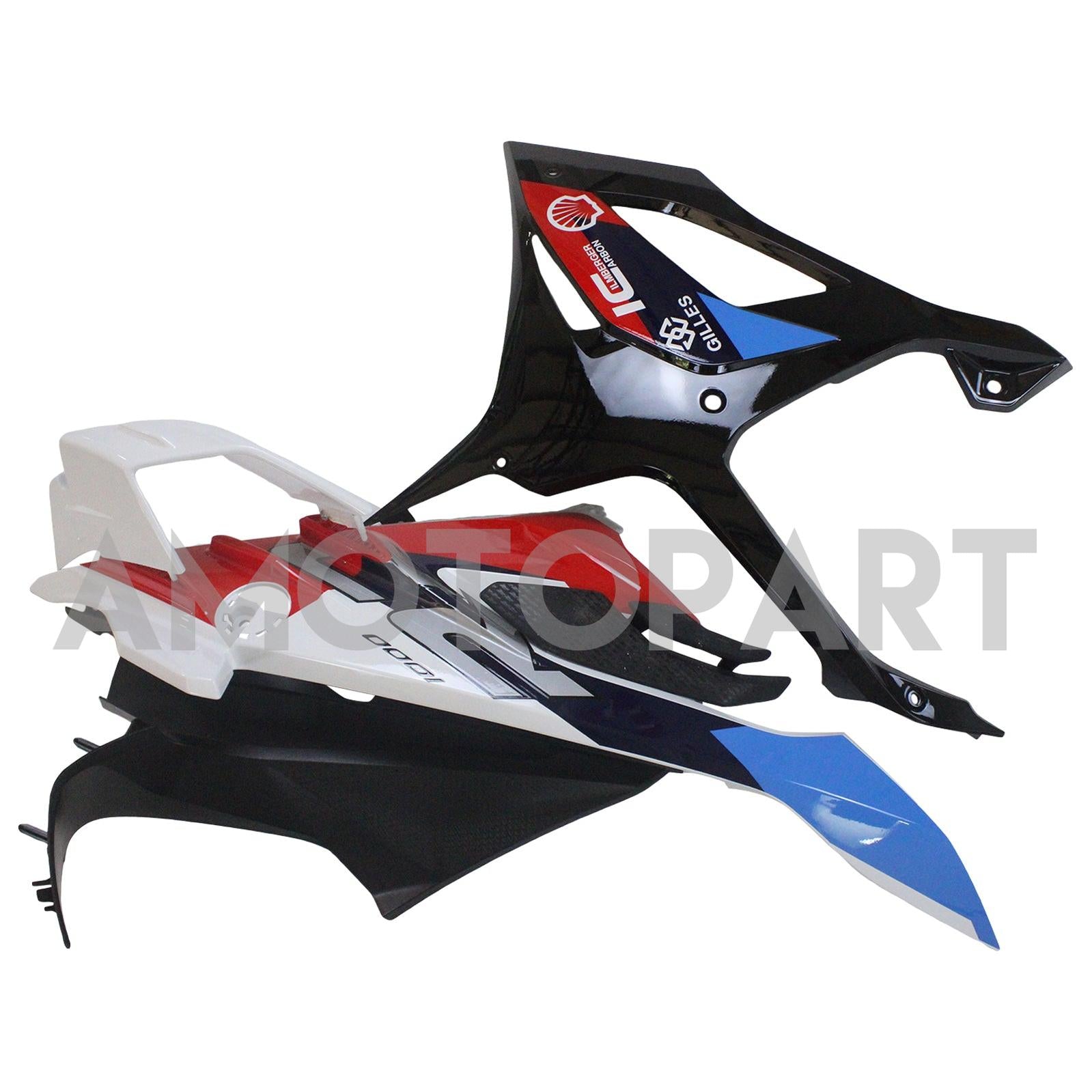 Amotopart 2023-2024 S1000RR BMW Red&Blue Style1 Fairing Kit